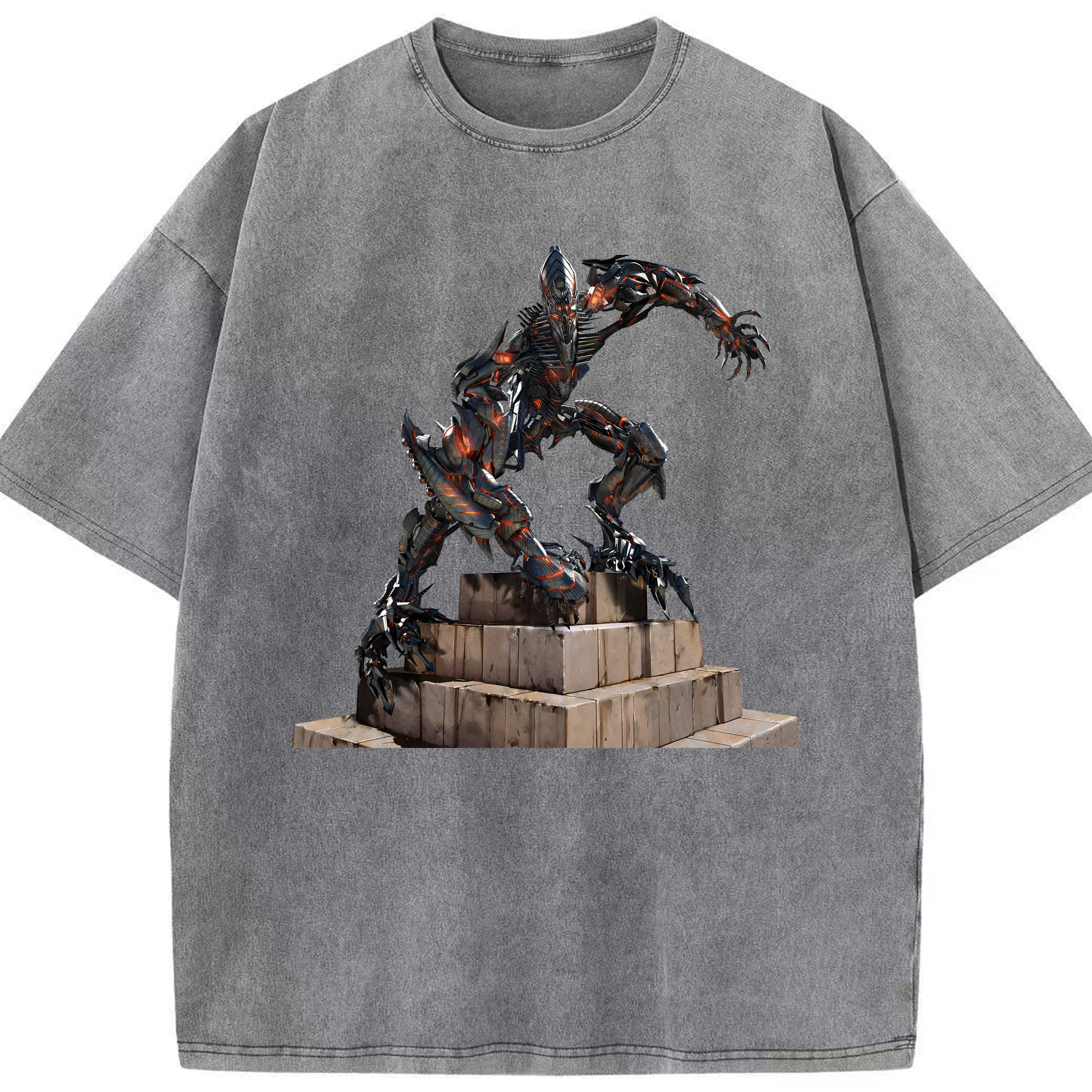 （画像用） Transformers トランスフォーマー 綿100% ヴィンテージ風 半袖Tシャツ（フロントプリント）