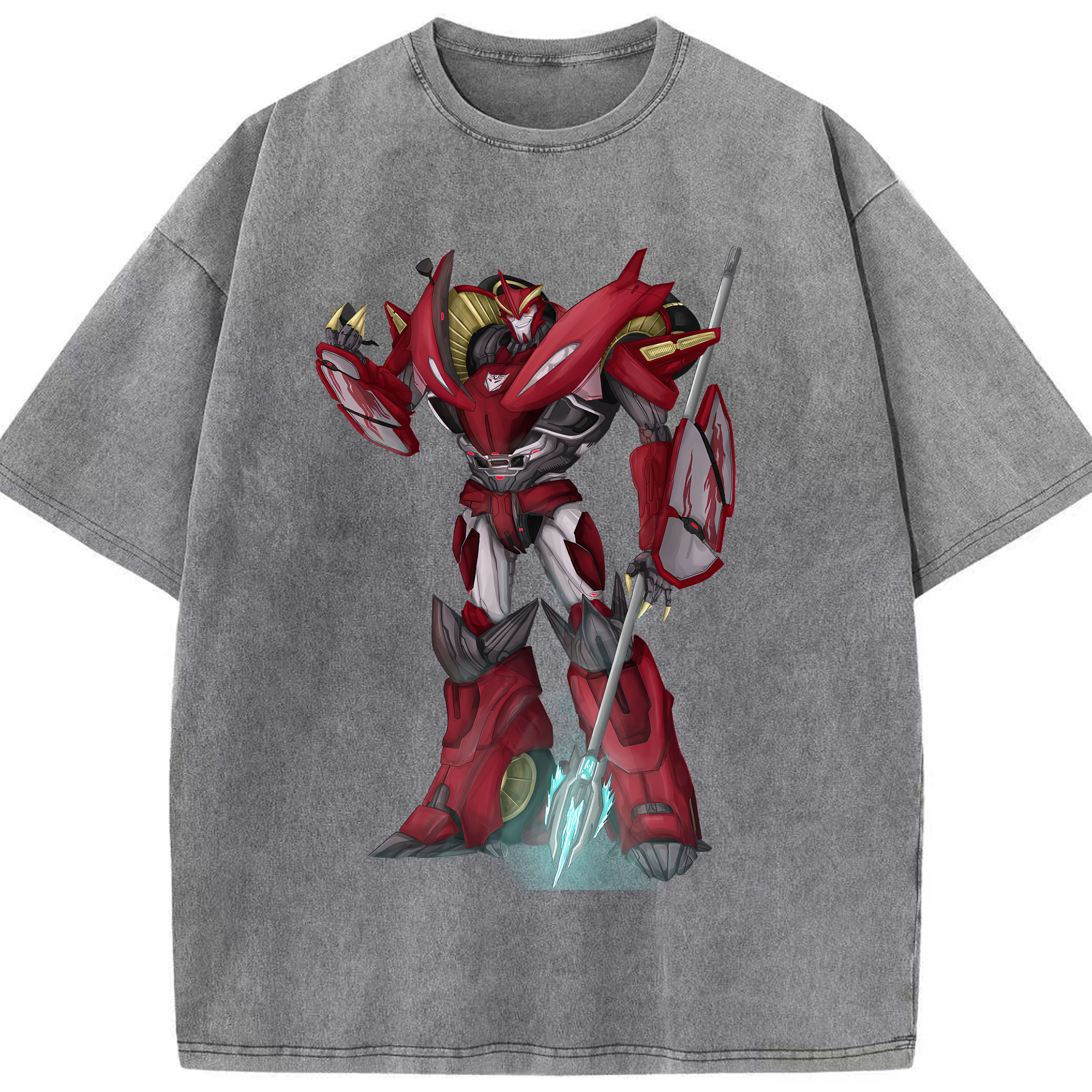 （画像用） Transformers トランスフォーマー 綿100% ヴィンテージ風 半袖Tシャツ（フロントプリント）