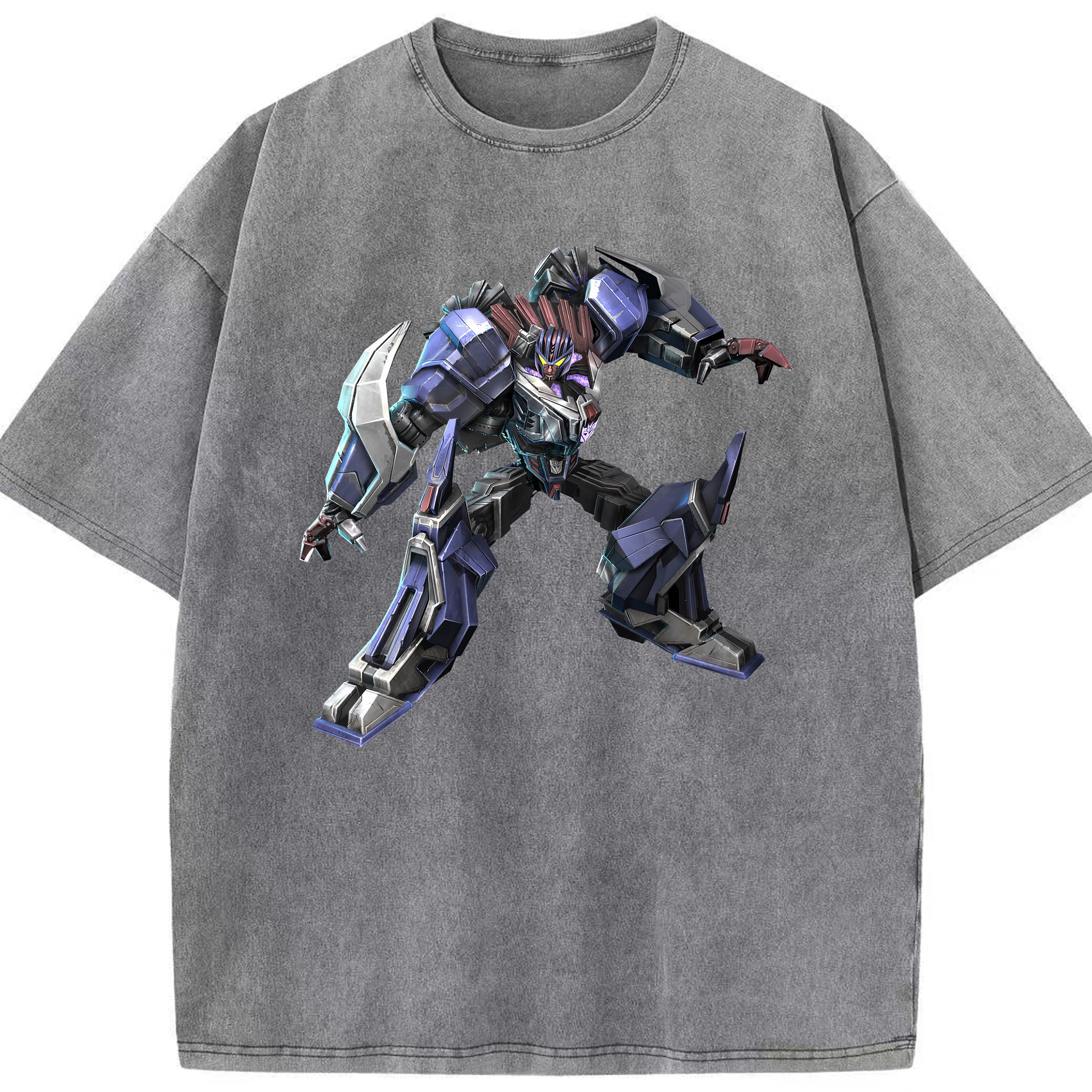 （画像用） Transformers トランスフォーマー 綿100% ヴィンテージ風 半袖Tシャツ（フロントプリント）