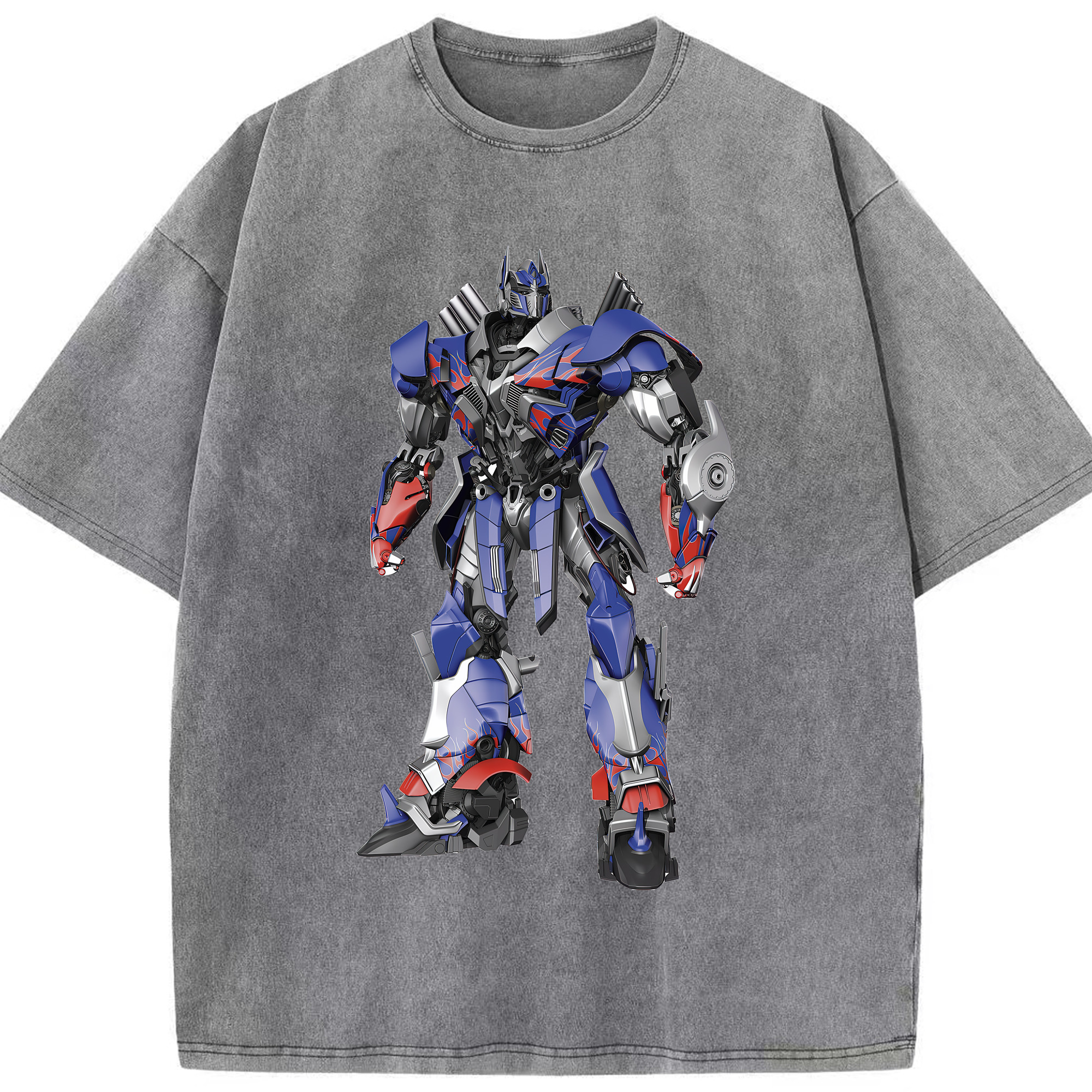 （画像用） Transformers トランスフォーマー 綿100% ヴィンテージ風 半袖Tシャツ（フロントプリント）