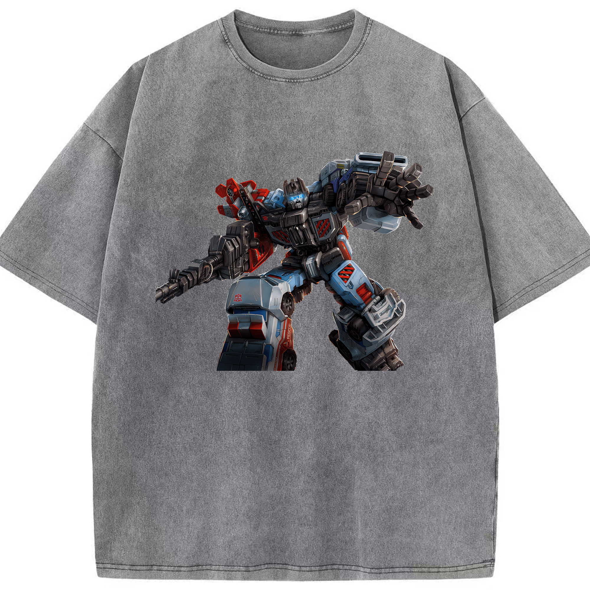（画像用） Transformers トランスフォーマー 綿100% ヴィンテージ風 半袖Tシャツ（フロントプリント）