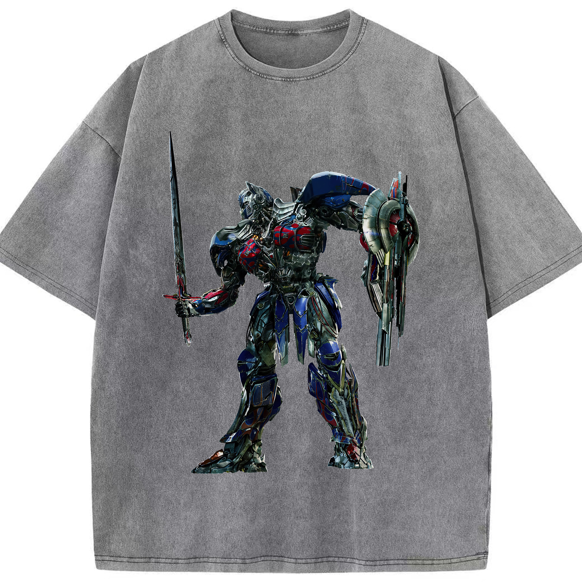 （画像用） Transformers トランスフォーマー 綿100% ヴィンテージ風 半袖Tシャツ（フロントプリント）