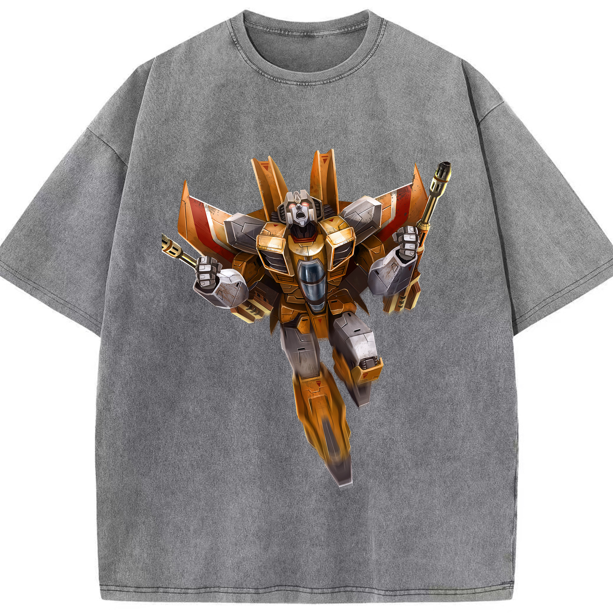 （画像用） Transformers トランスフォーマー 綿100% ヴィンテージ風 半袖Tシャツ（フロントプリント）