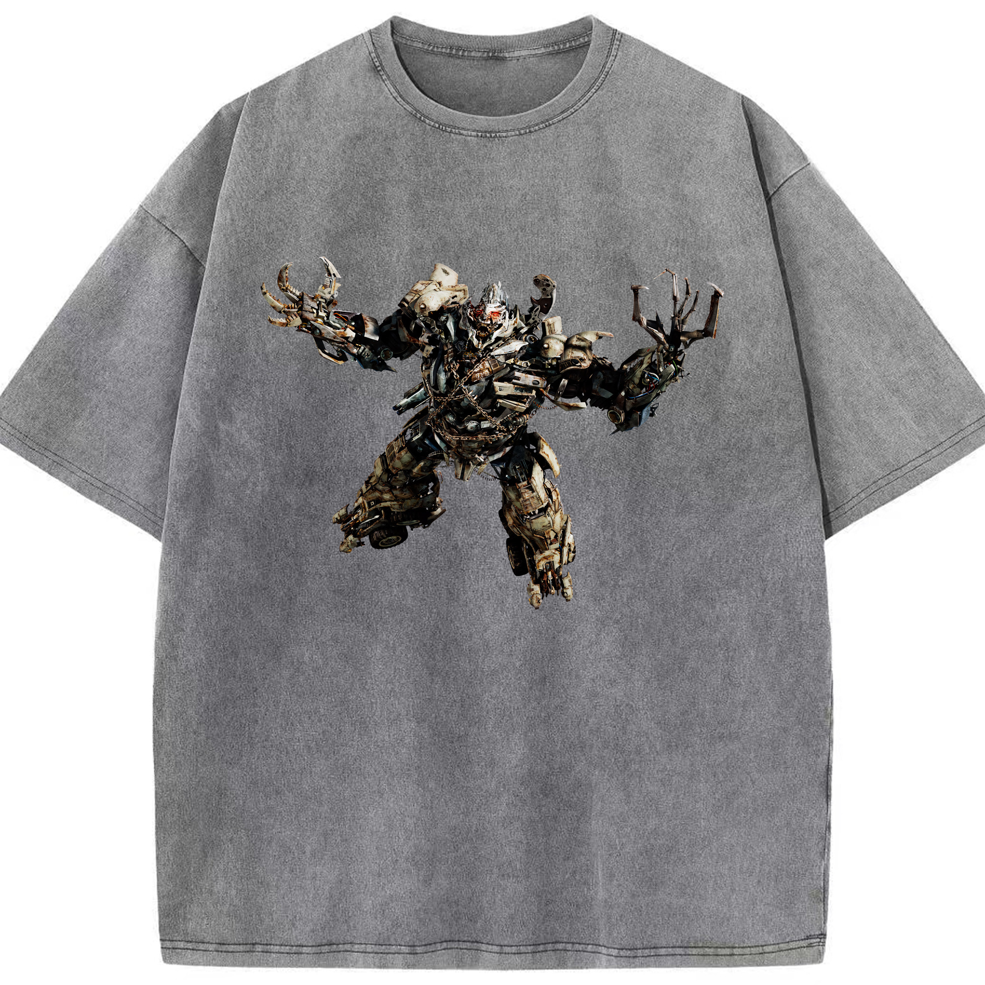 （画像用） Transformers トランスフォーマー 綿100% ヴィンテージ風 半袖Tシャツ（フロントプリント）
