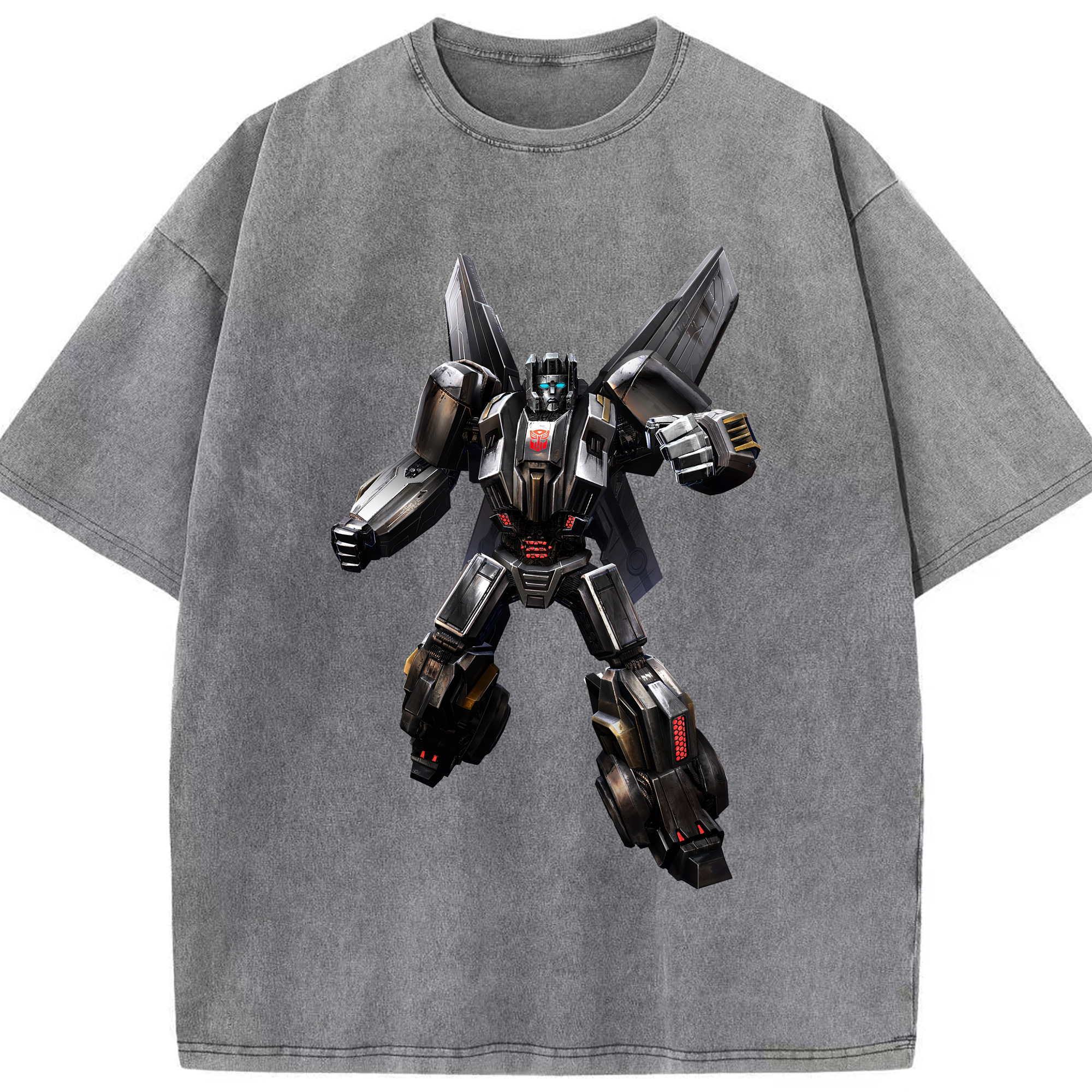 （画像用） Transformers トランスフォーマー 綿100% ヴィンテージ風 半袖Tシャツ（フロントプリント）