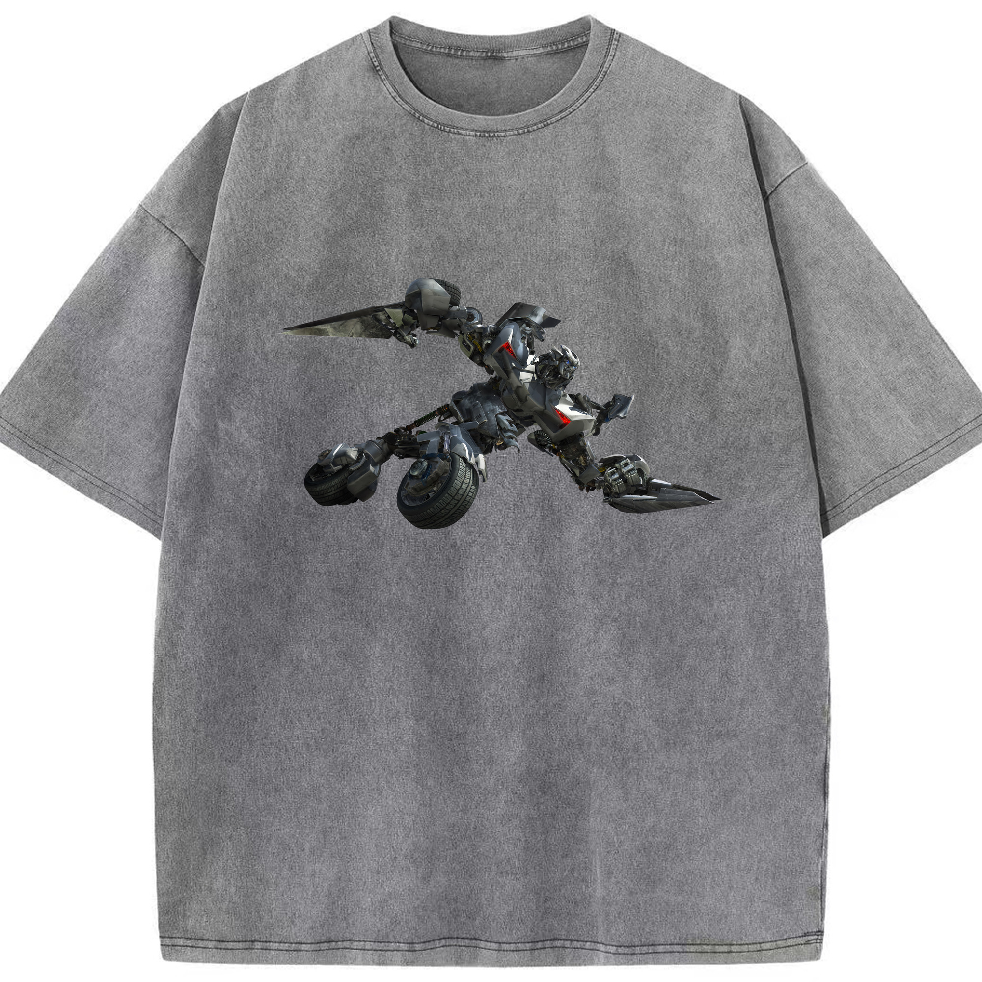 （画像用） Transformers トランスフォーマー 綿100% ヴィンテージ風 半袖Tシャツ（フロントプリント）