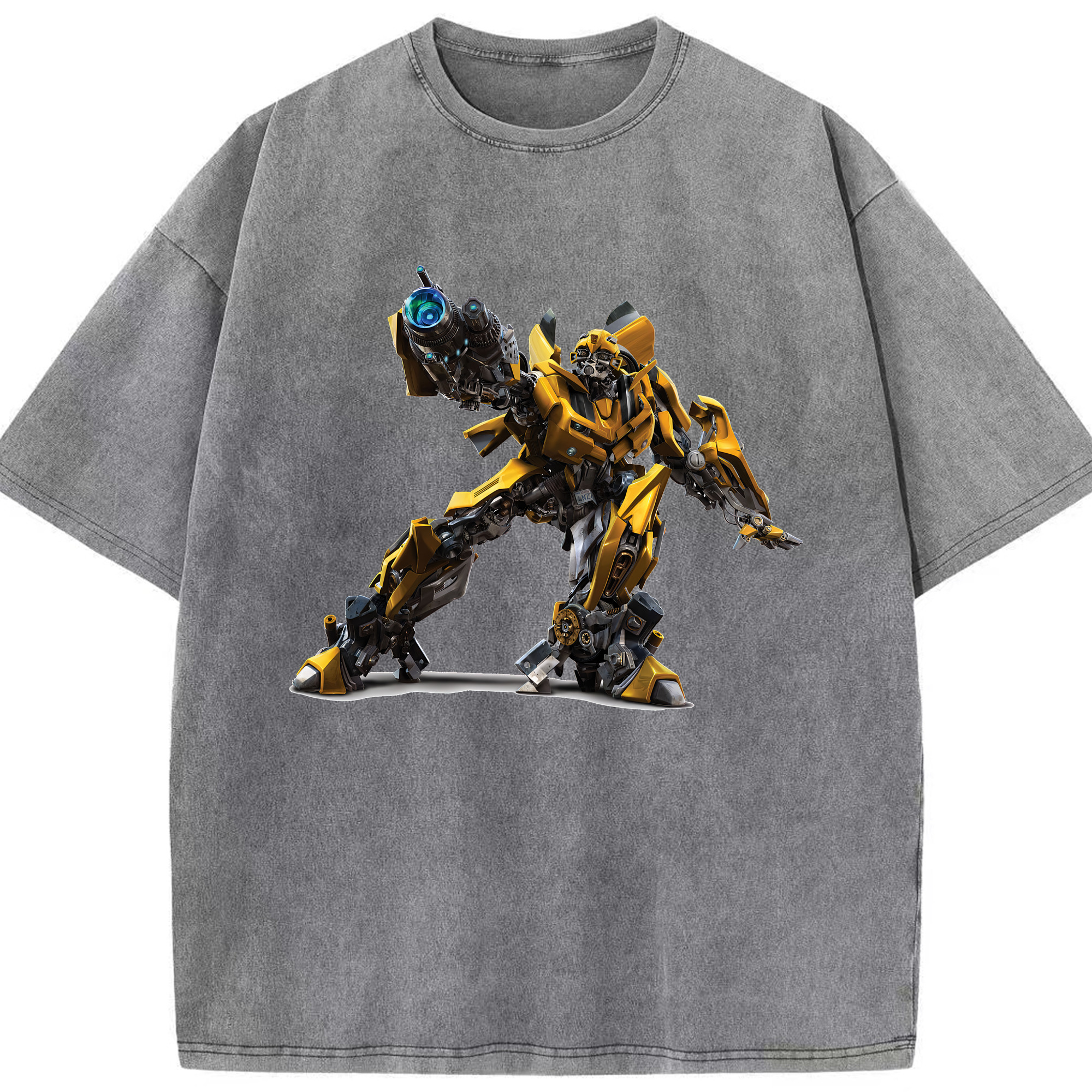 （画像用） Transformers トランスフォーマー 綿100% ヴィンテージ風 半袖Tシャツ（フロントプリント）