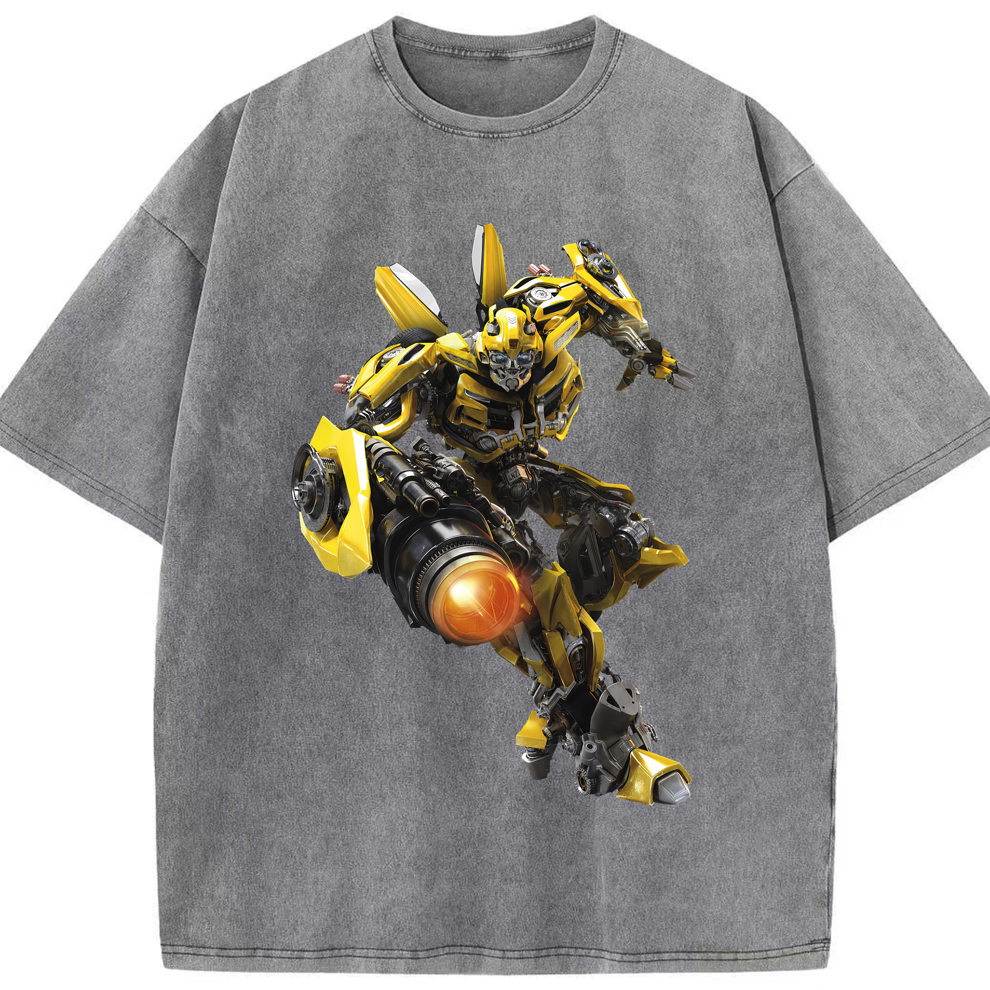 （画像用） Transformers トランスフォーマー 綿100% ヴィンテージ風 半袖Tシャツ（フロントプリント）