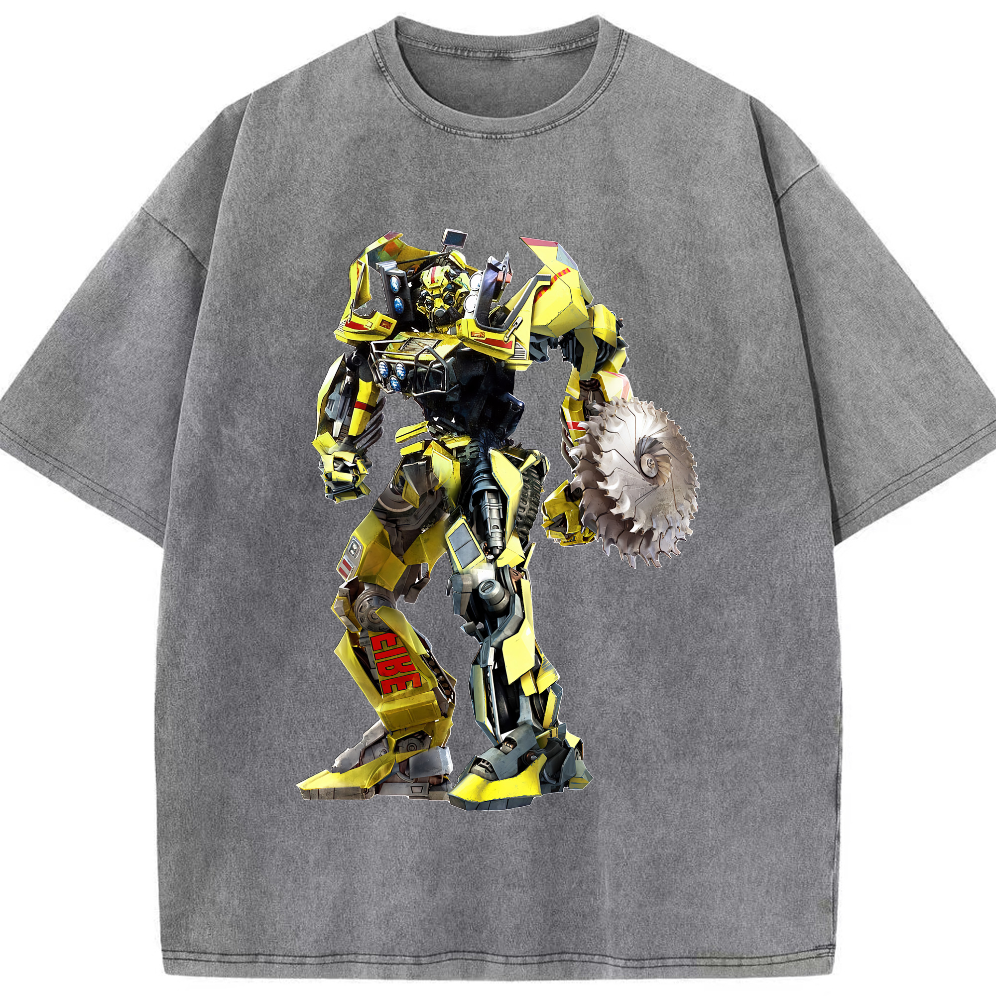 （画像用） Transformers トランスフォーマー 綿100% ヴィンテージ風 半袖Tシャツ（フロントプリント）