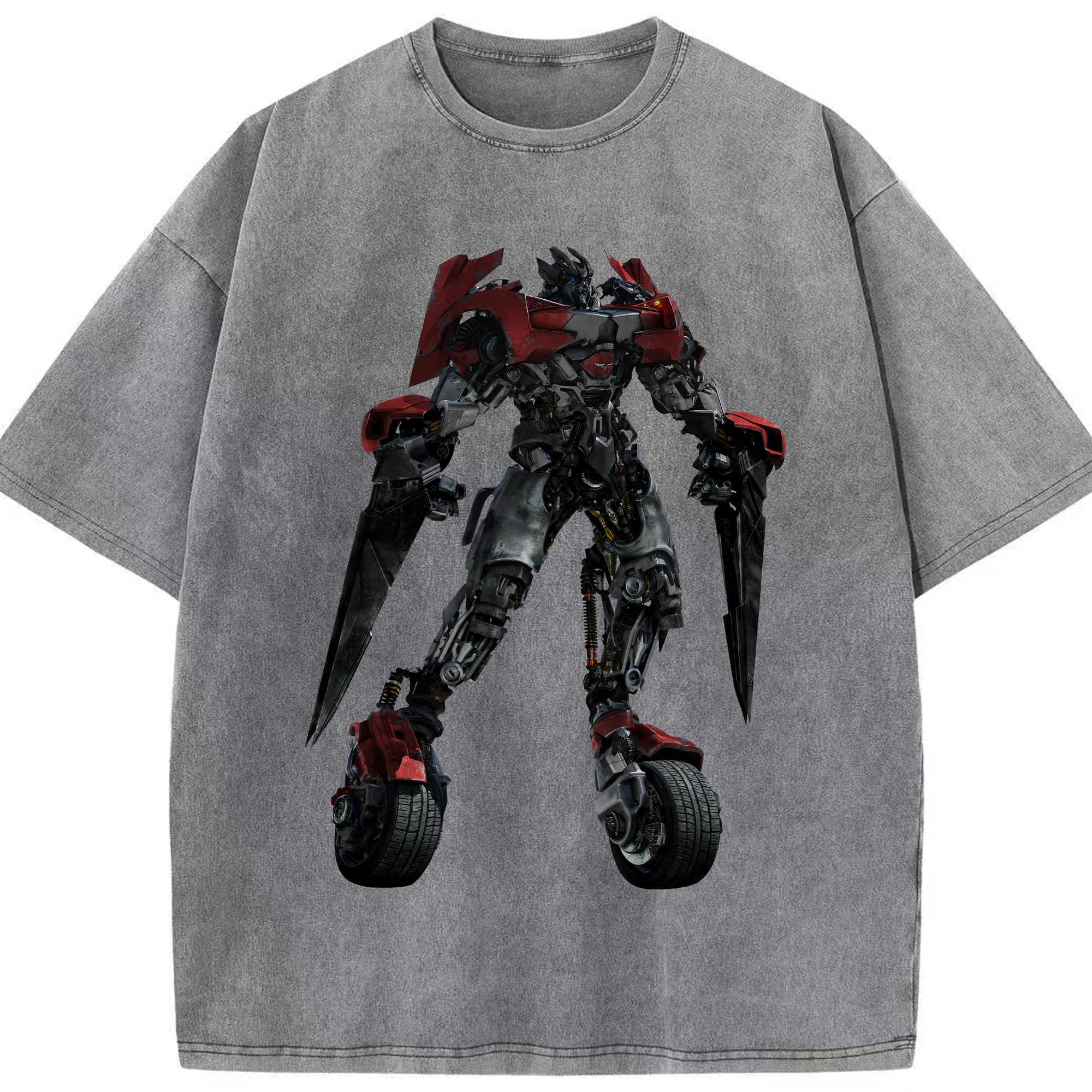 （画像用） Transformers トランスフォーマー 綿100% ヴィンテージ風 半袖Tシャツ（フロントプリント）
