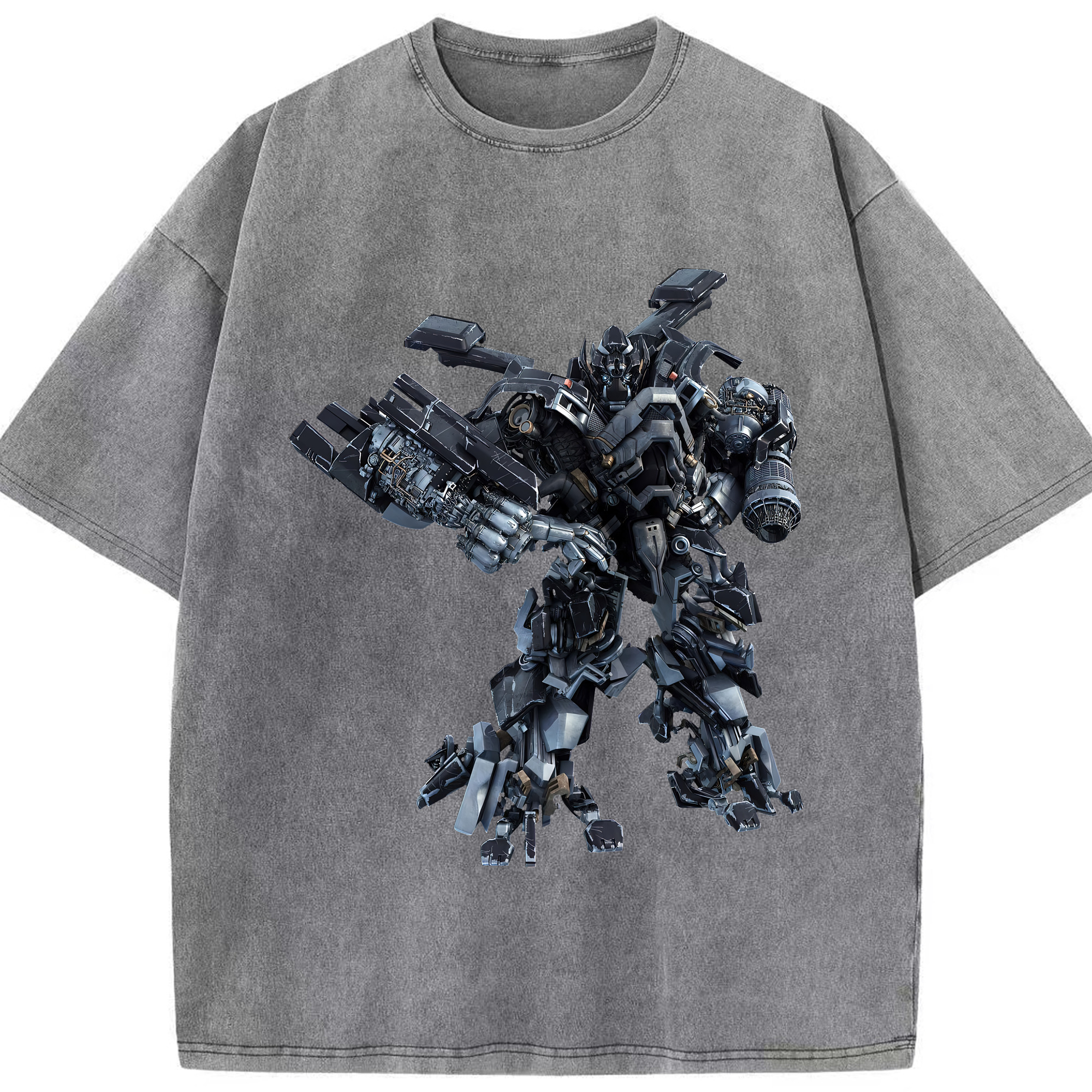 （画像用） Transformers トランスフォーマー 綿100% ヴィンテージ風 半袖Tシャツ（フロントプリント）