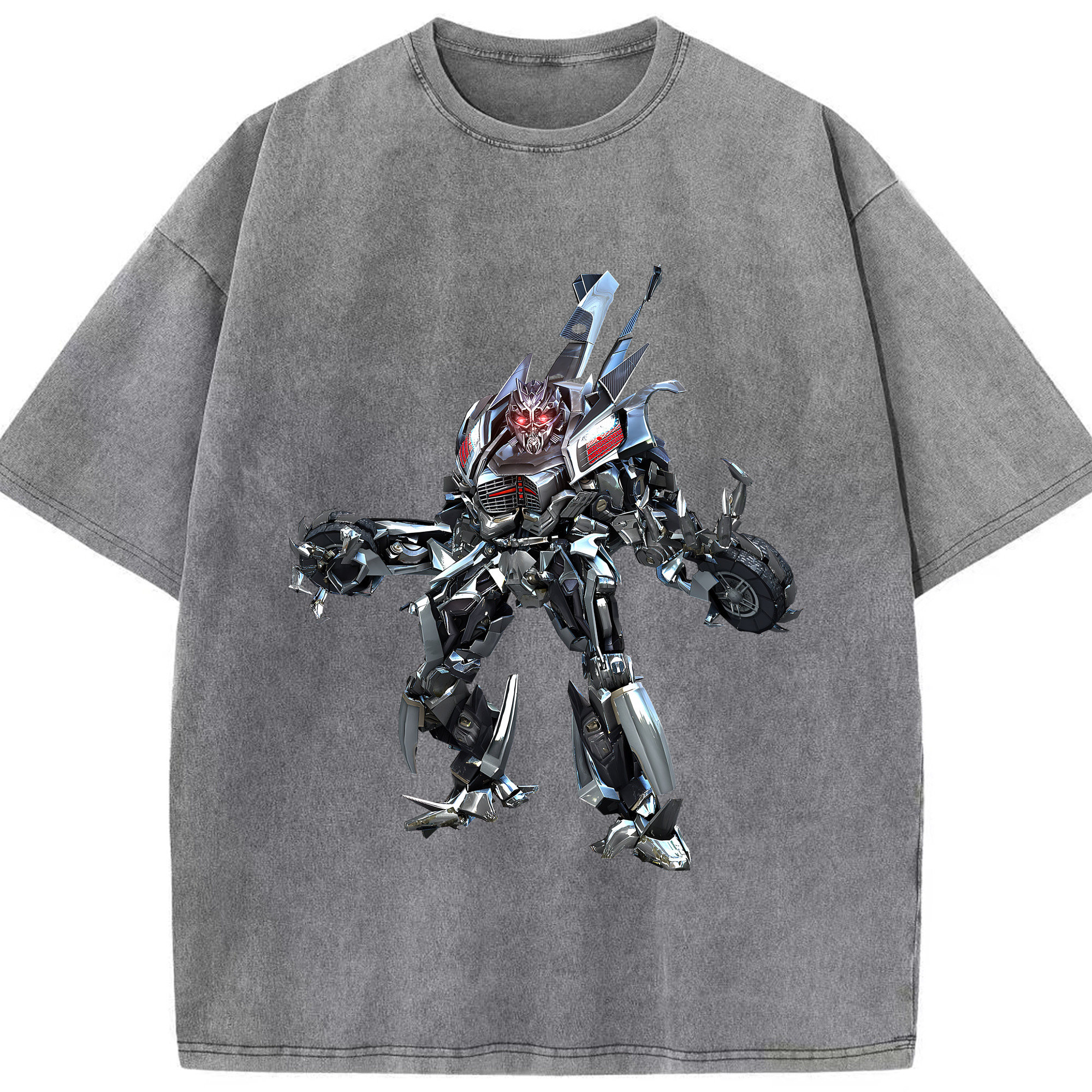 （画像用） Transformers トランスフォーマー 綿100% ヴィンテージ風 半袖Tシャツ（フロントプリント）