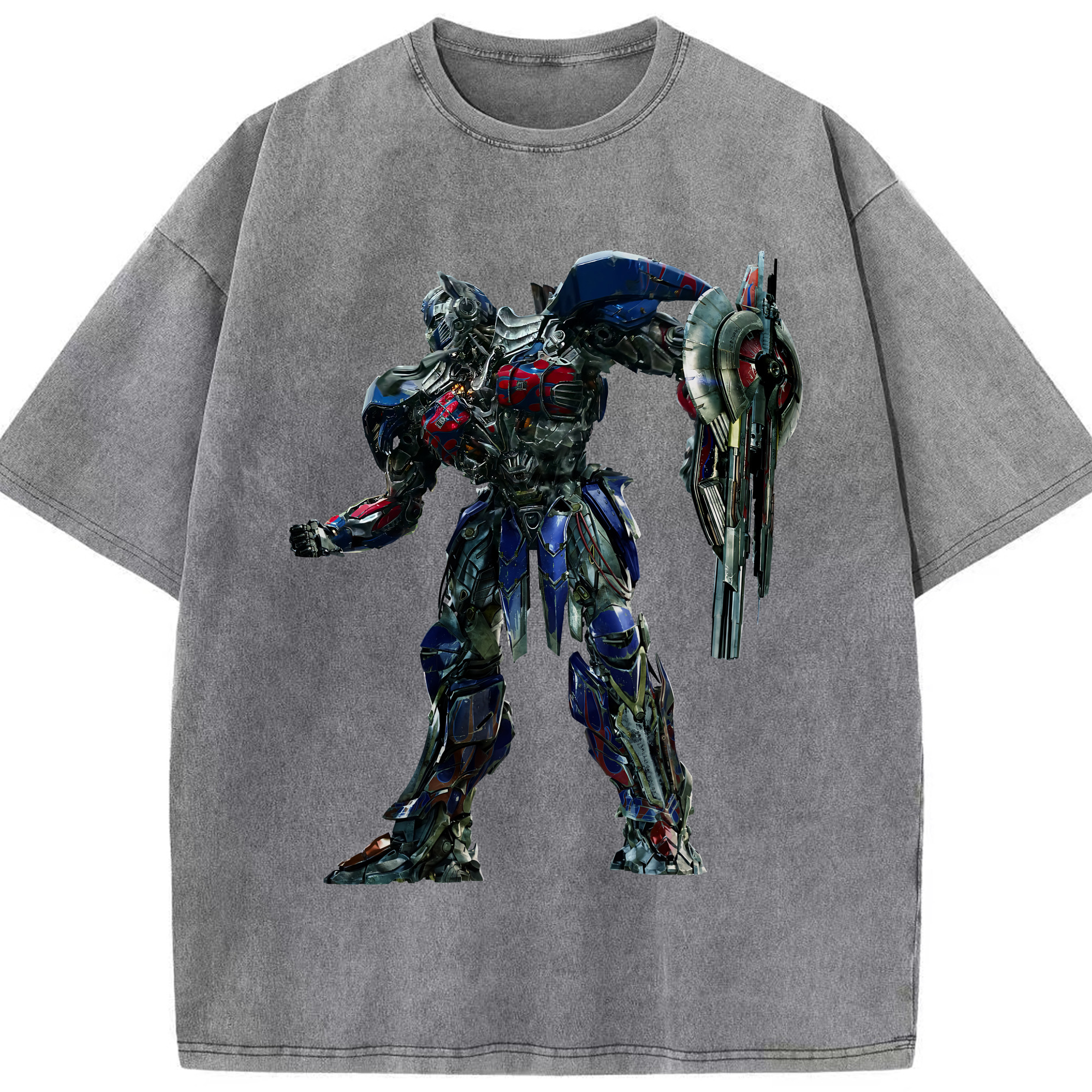 （画像用） Transformers トランスフォーマー 綿100% ヴィンテージ風 半袖Tシャツ（フロントプリント）