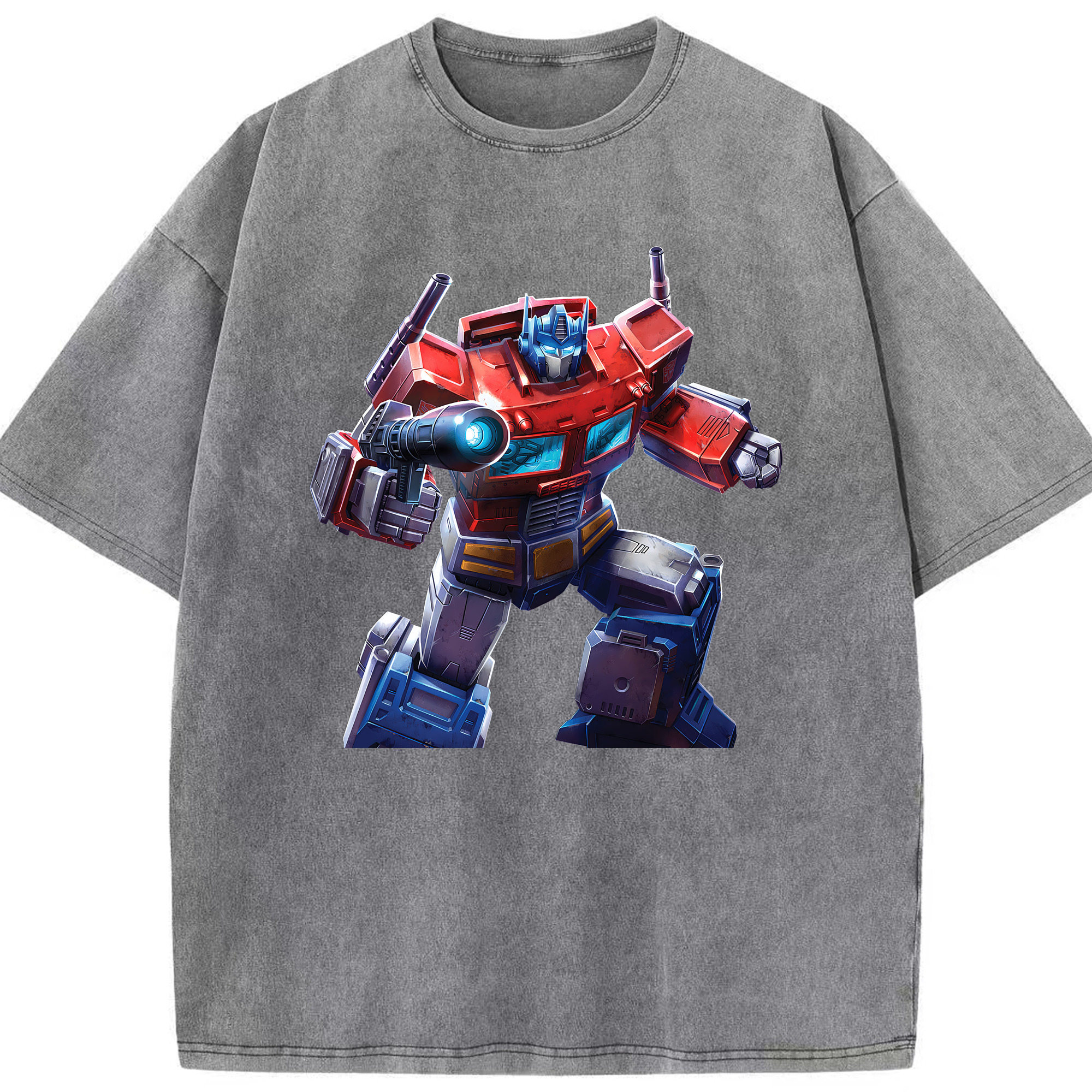 （画像用） Transformers トランスフォーマー 綿100% ヴィンテージ風 半袖Tシャツ（フロントプリント）