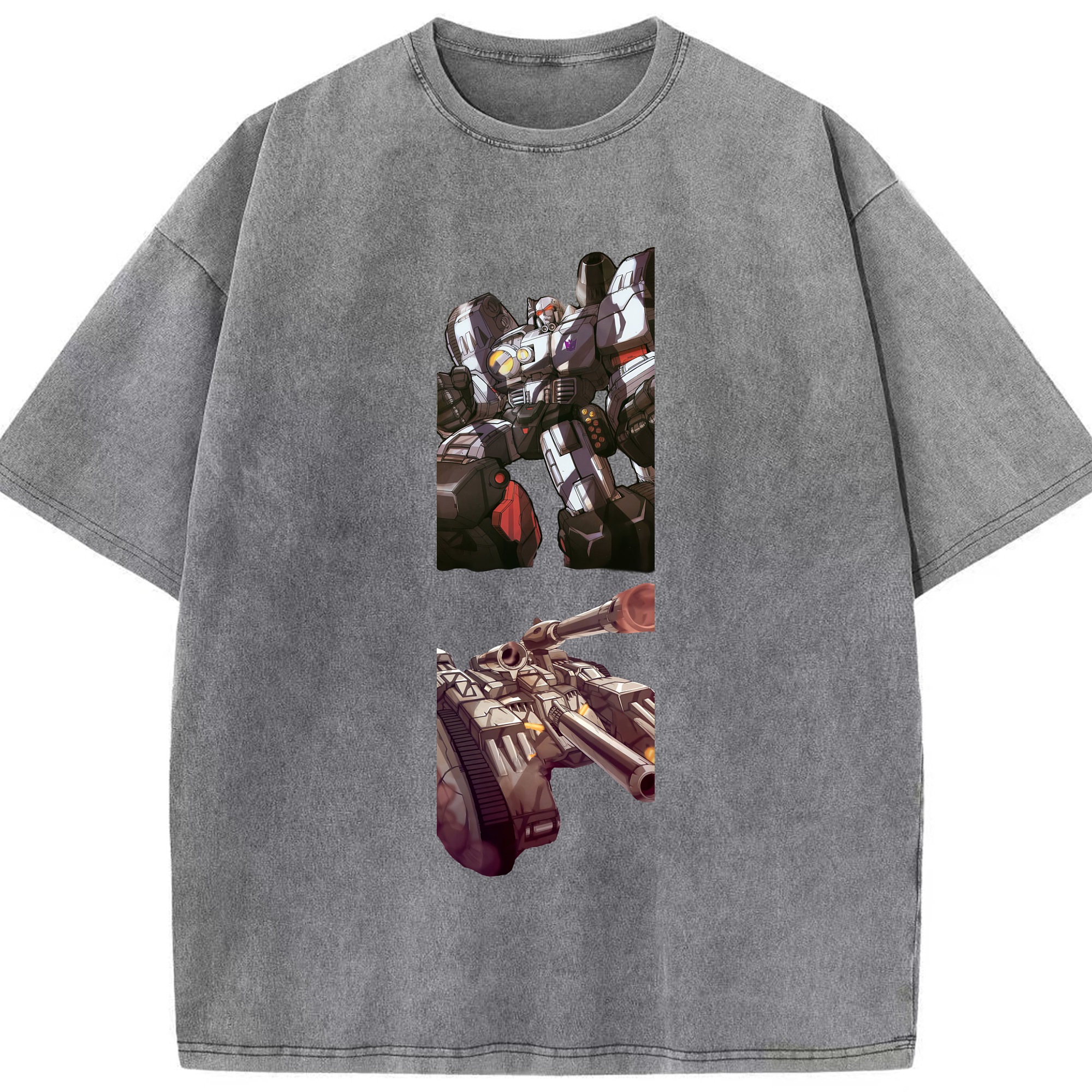 （画像用） Transformers トランスフォーマー 綿100% ヴィンテージ風 半袖Tシャツ（フロントプリント）