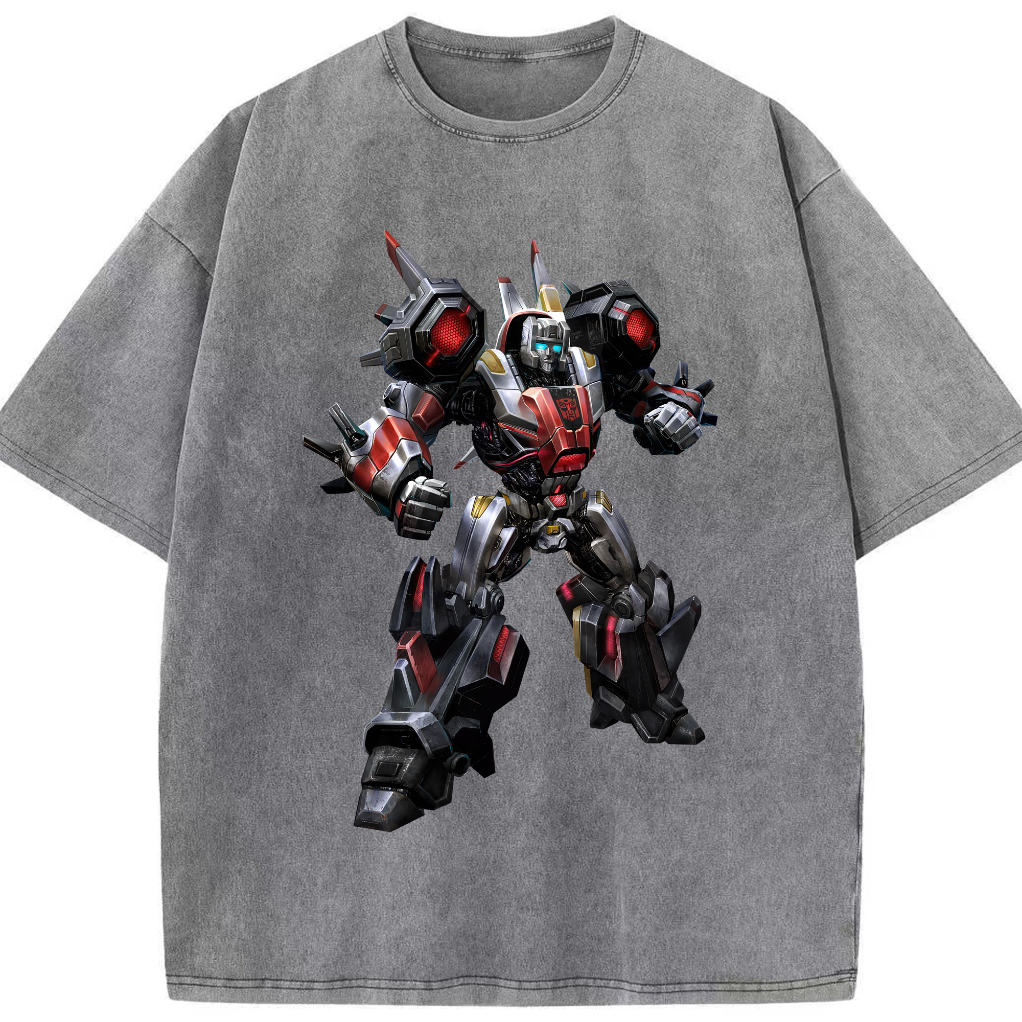 （画像用） Transformers トランスフォーマー 綿100% ヴィンテージ風 半袖Tシャツ（フロントプリント）