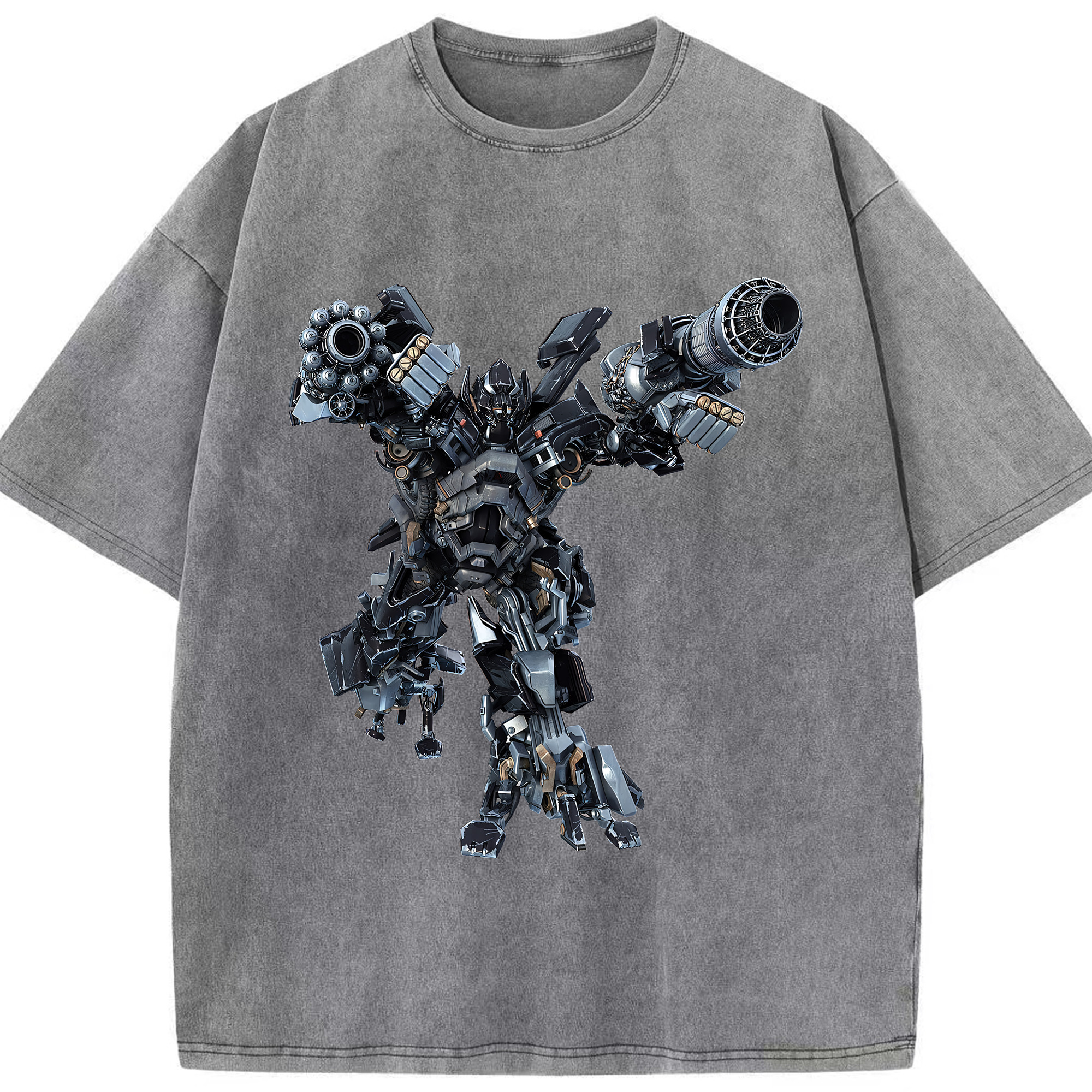 （画像用） Transformers トランスフォーマー 綿100% ヴィンテージ風 半袖Tシャツ（フロントプリント）