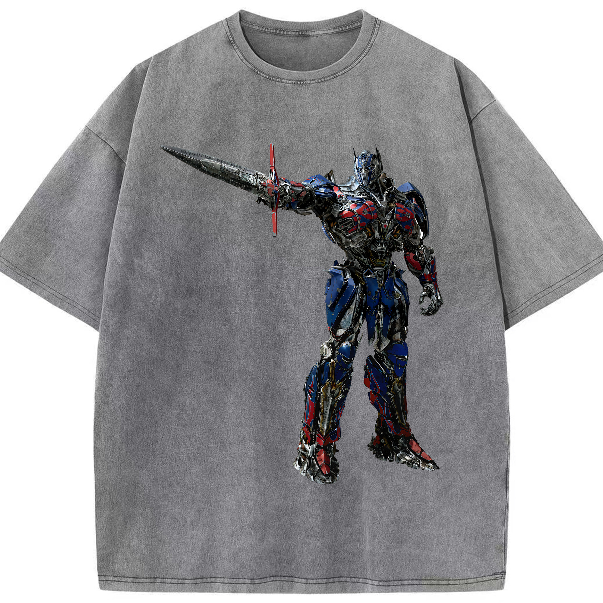 （画像用） Transformers トランスフォーマー 綿100% ヴィンテージ風 半袖Tシャツ（フロントプリント）