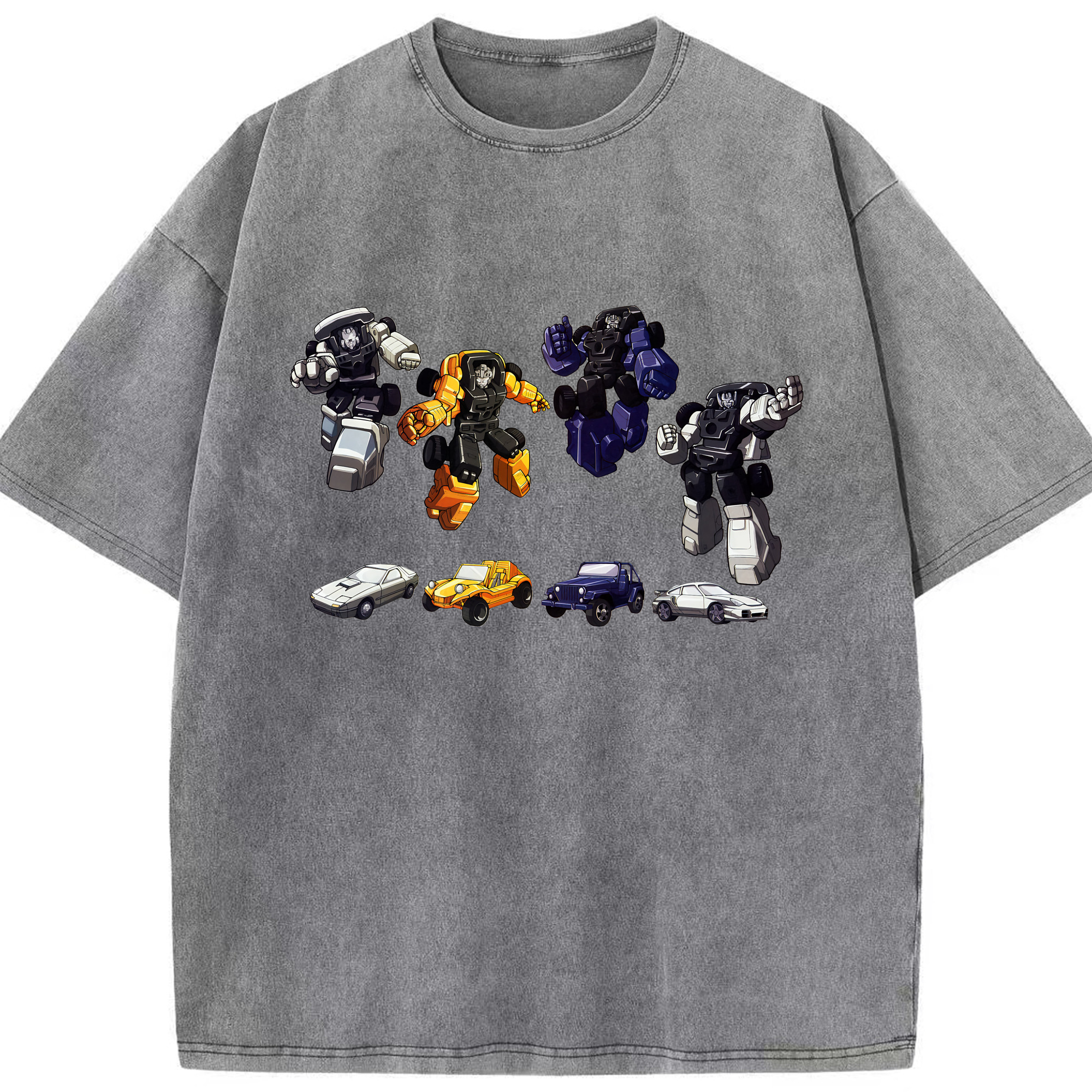 （画像用） Transformers トランスフォーマー 綿100% ヴィンテージ風 半袖Tシャツ（フロントプリント）