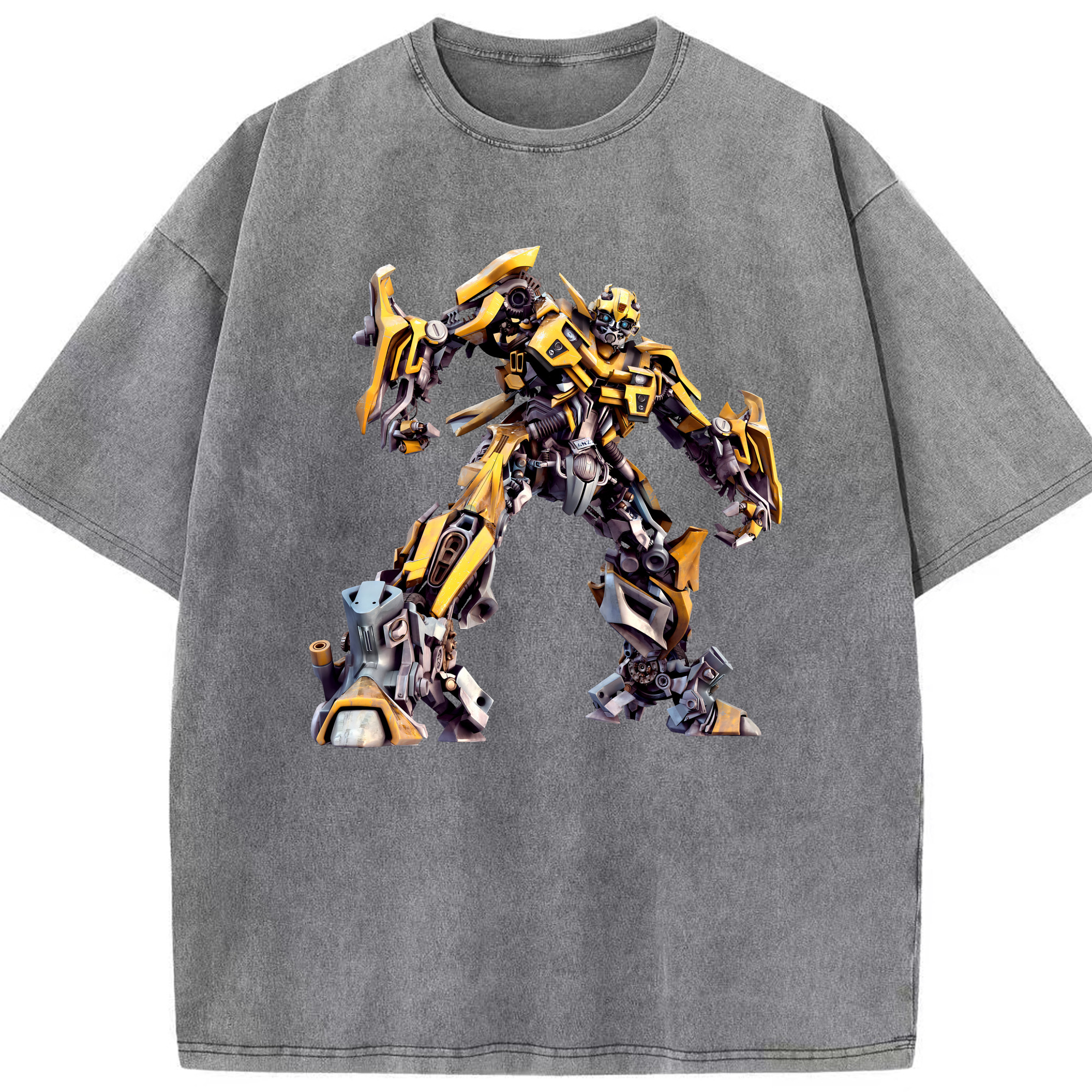 （画像用） Transformers トランスフォーマー 綿100% ヴィンテージ風 半袖Tシャツ（フロントプリント）