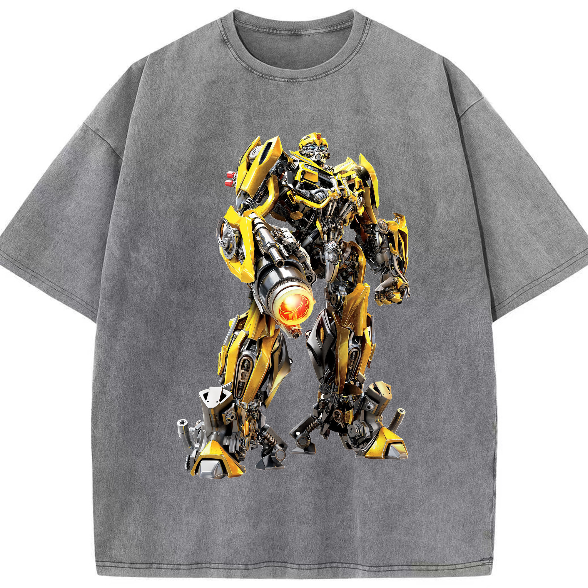 （画像用） Transformers トランスフォーマー 綿100% ヴィンテージ風 半袖Tシャツ（フロントプリント）