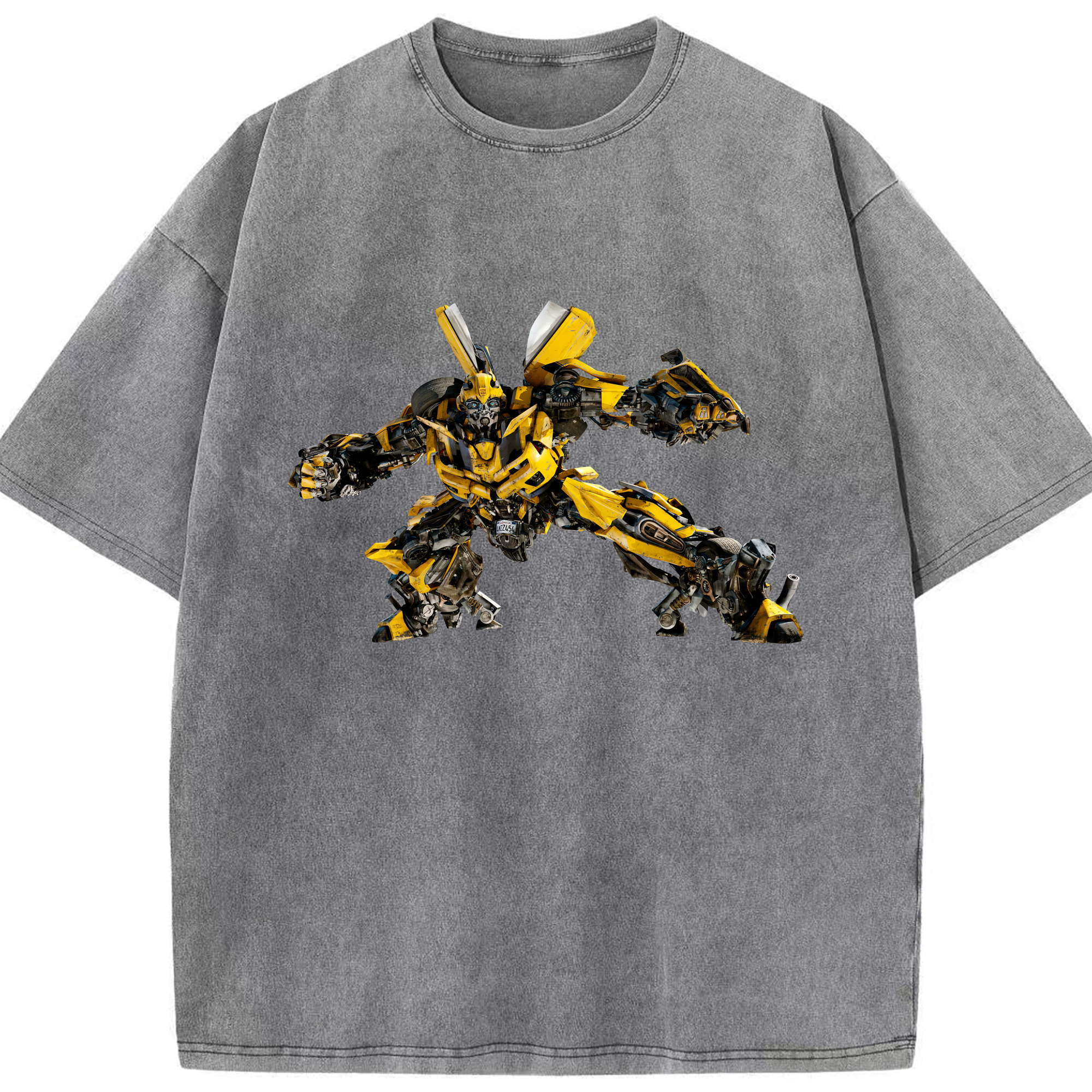 （画像用） Transformers トランスフォーマー 綿100% ヴィンテージ風 半袖Tシャツ（フロントプリント）
