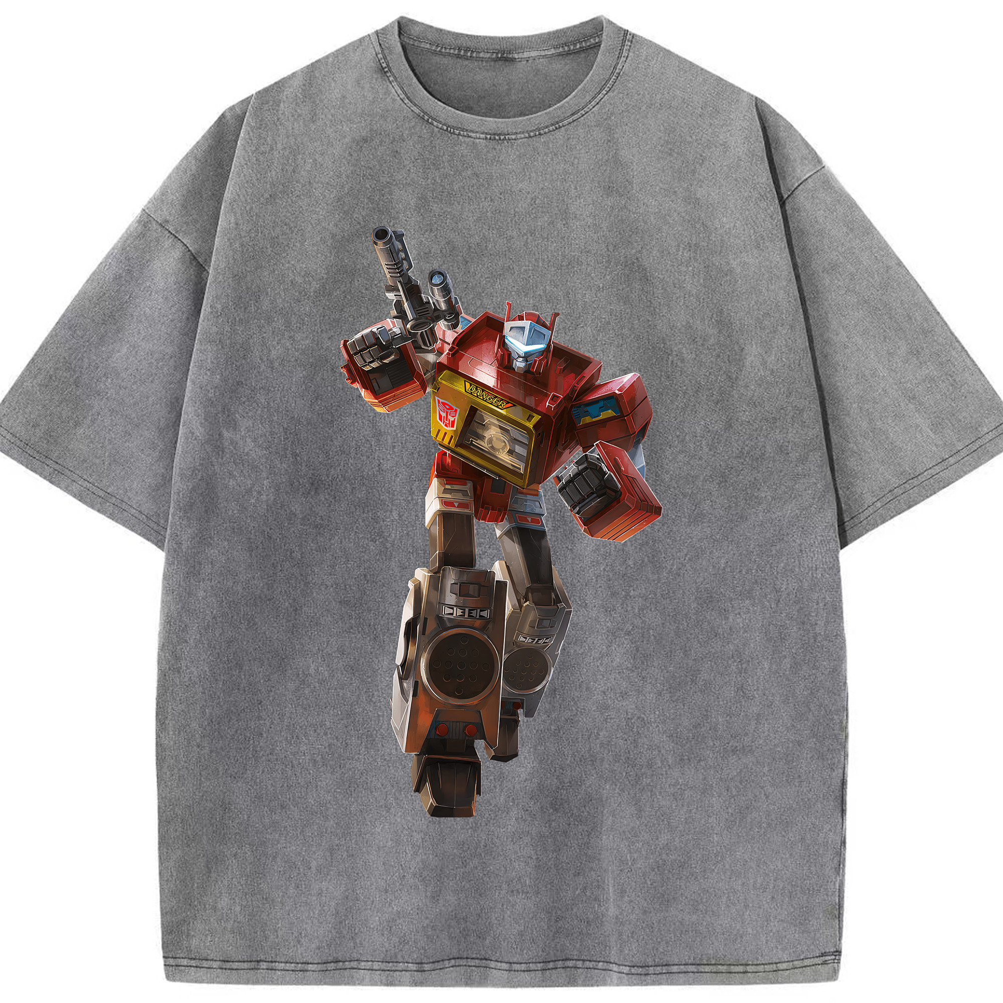 （画像用） Transformers トランスフォーマー 綿100% ヴィンテージ風 半袖Tシャツ（フロントプリント）