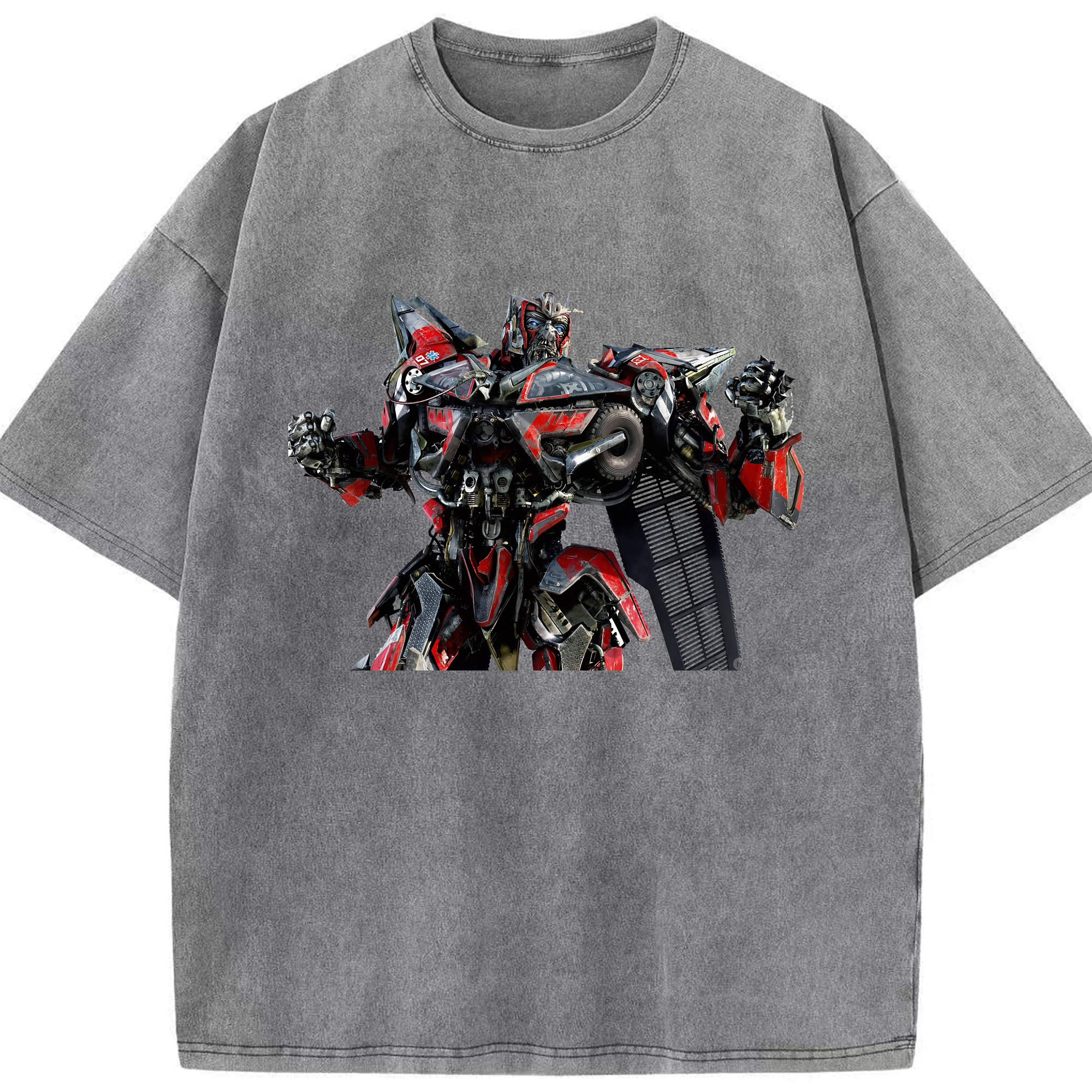 （画像用） Transformers トランスフォーマー 綿100% ヴィンテージ風 半袖Tシャツ（フロントプリント）