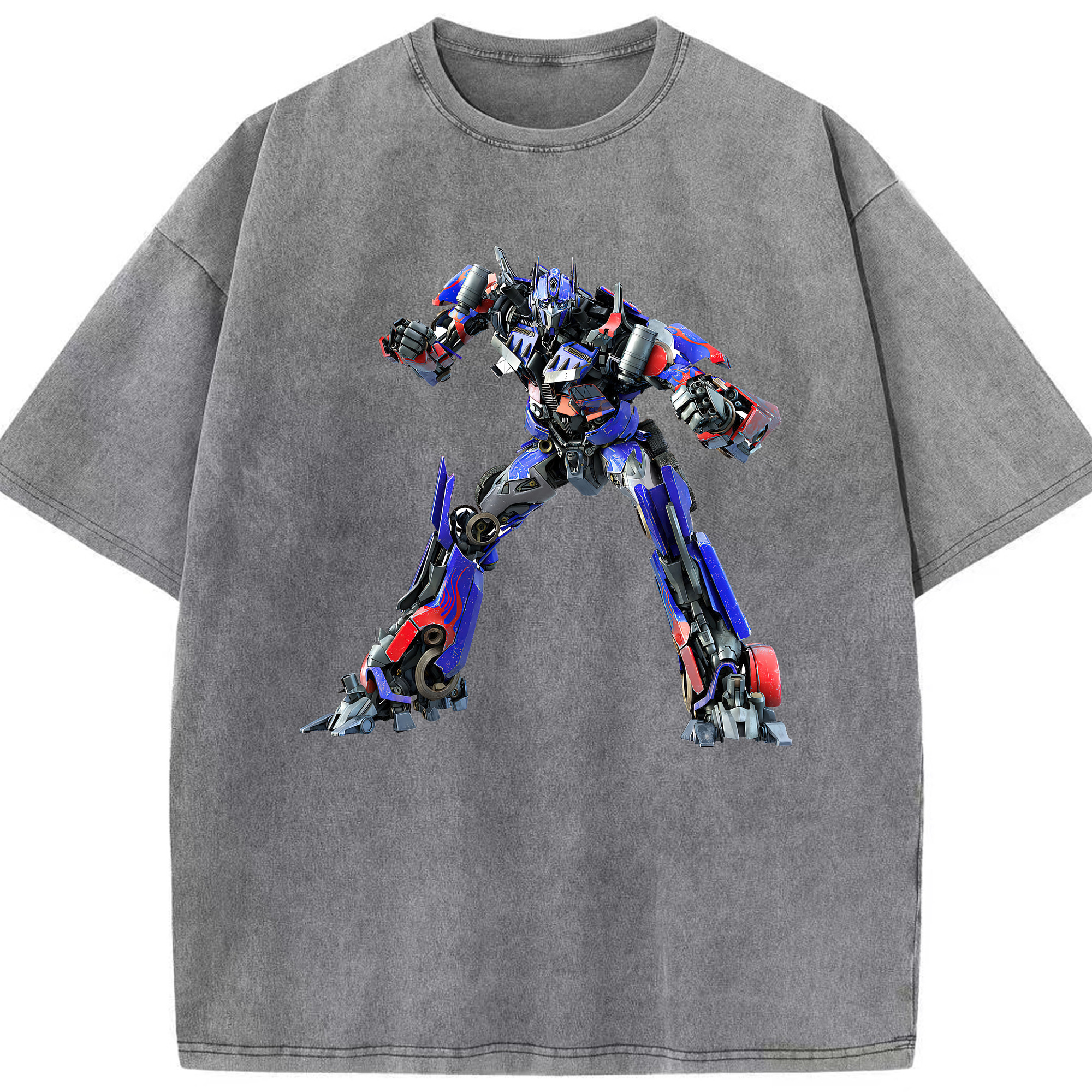 （画像用） Transformers トランスフォーマー 綿100% ヴィンテージ風 半袖Tシャツ（フロントプリント）