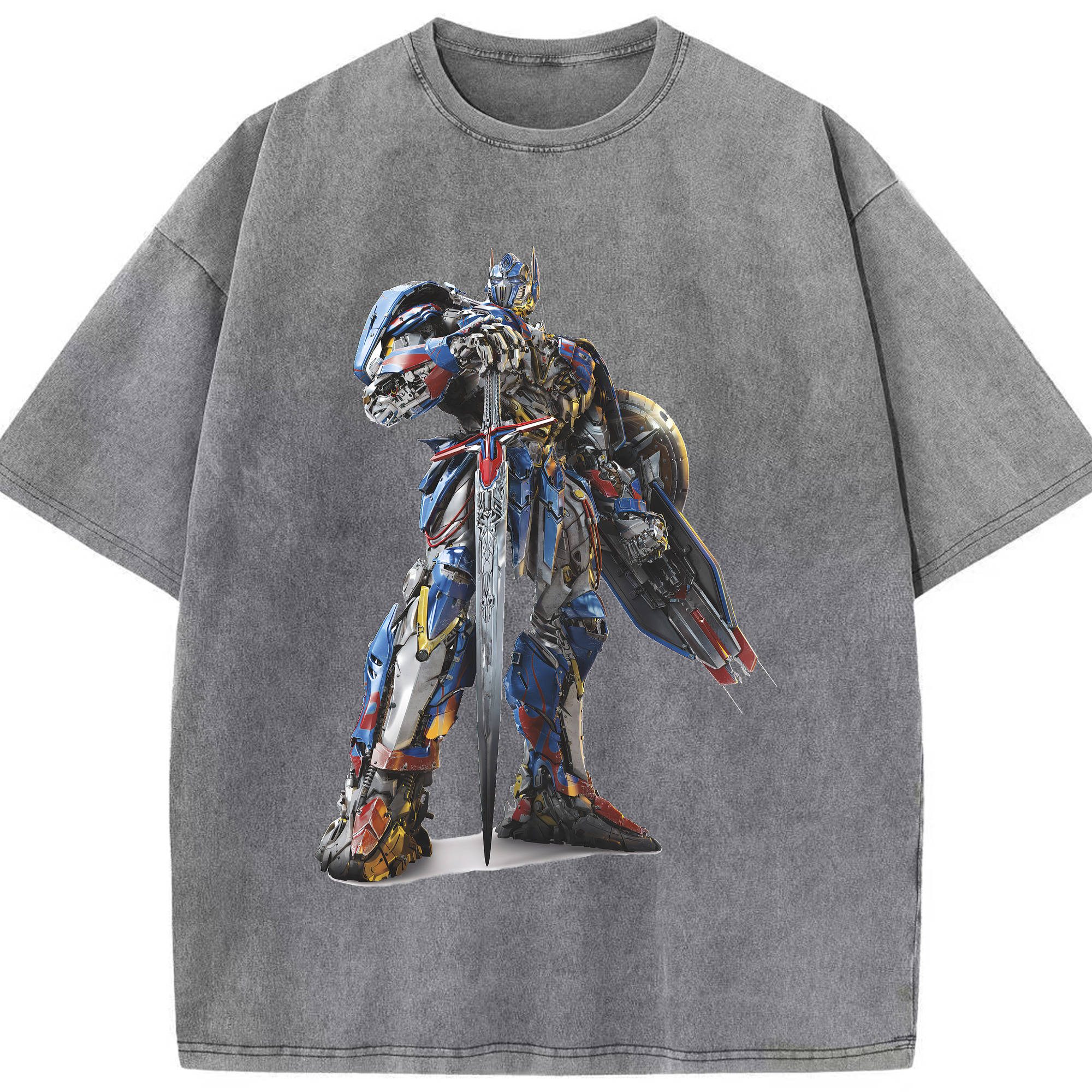 （画像用） Transformers トランスフォーマー 綿100% ヴィンテージ風 半袖Tシャツ（フロントプリント）