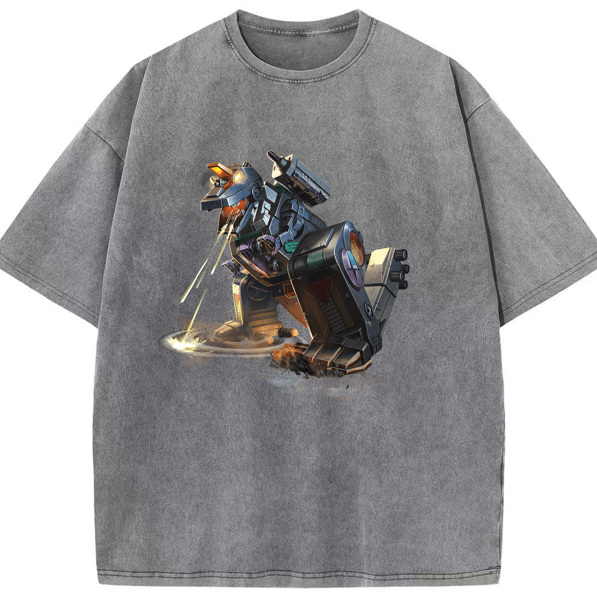 （画像用） Transformers トランスフォーマー 綿100% ヴィンテージ風 半袖Tシャツ（フロントプリント）