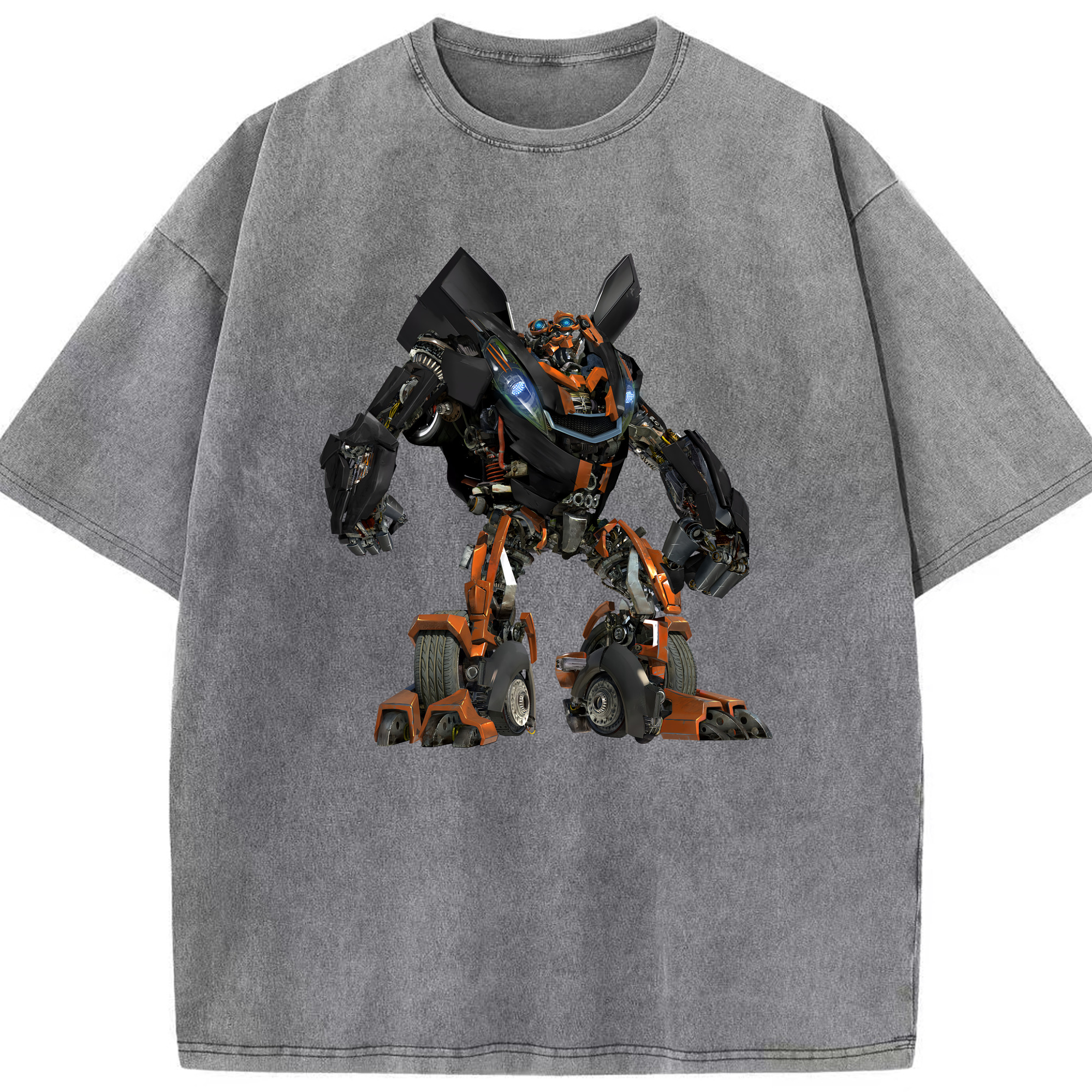 （画像用） Transformers トランスフォーマー 綿100% ヴィンテージ風 半袖Tシャツ（フロントプリント）