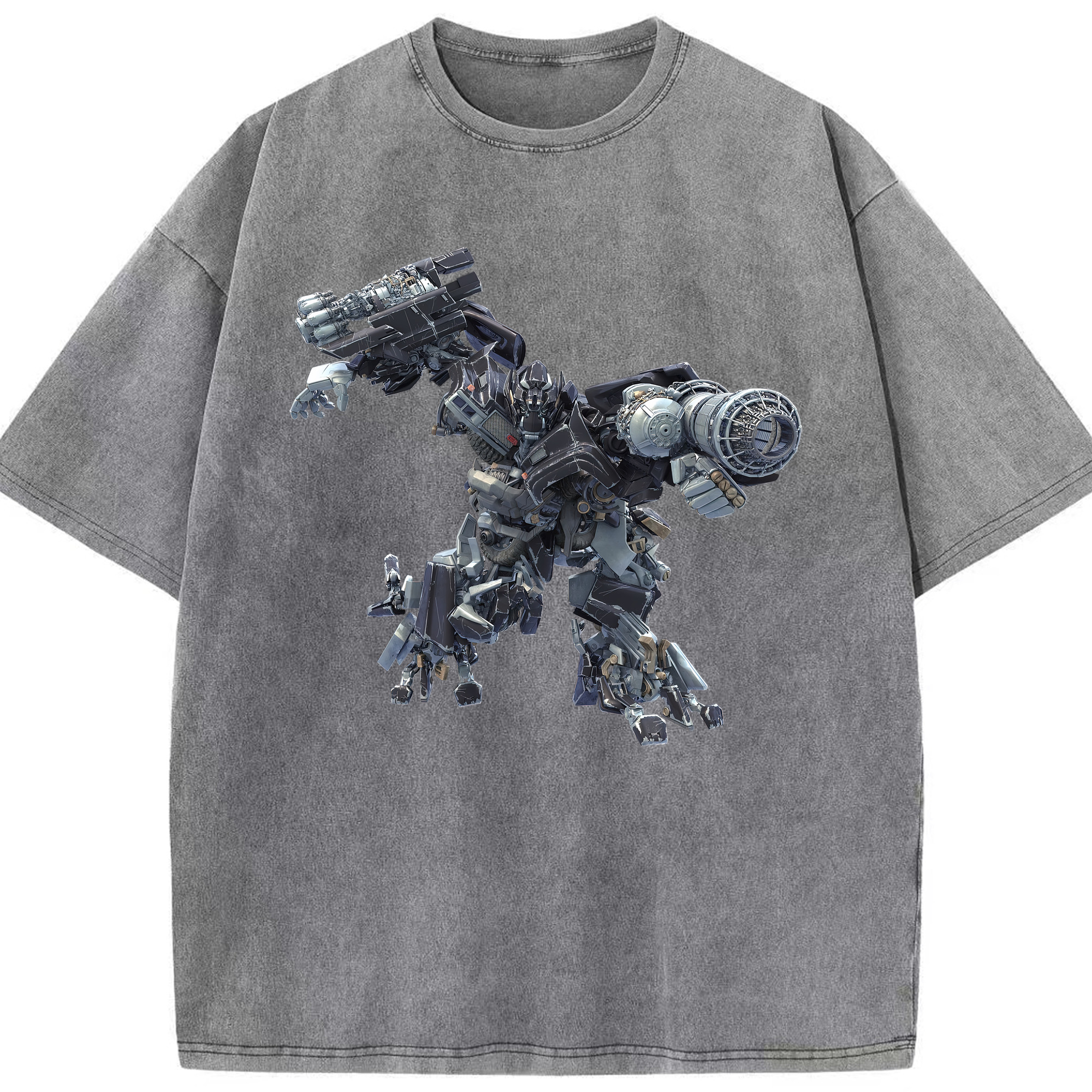 （画像用） Transformers トランスフォーマー 綿100% ヴィンテージ風 半袖Tシャツ（フロントプリント）