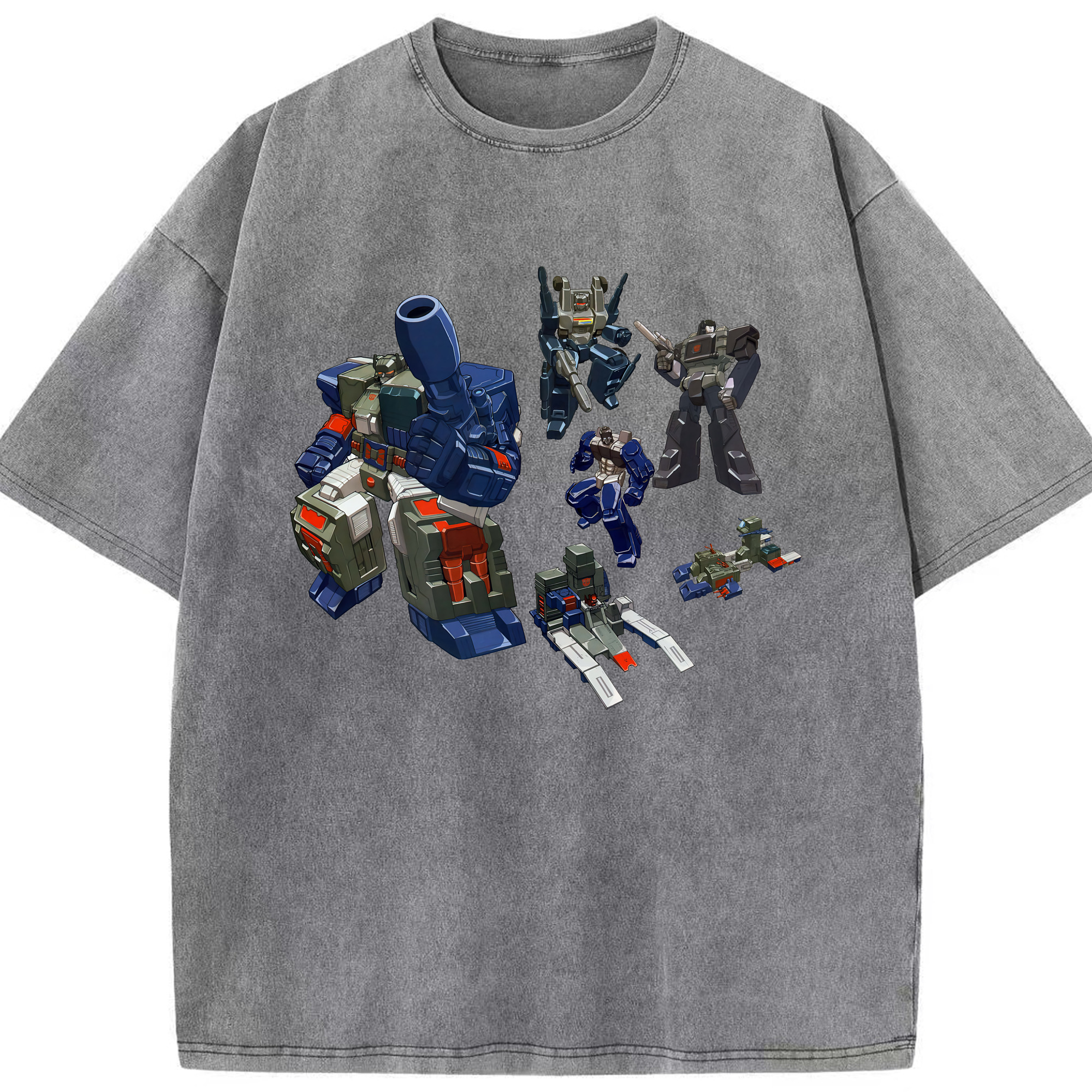 （画像用） Transformers トランスフォーマー 綿100% ヴィンテージ風 半袖Tシャツ（フロントプリント）