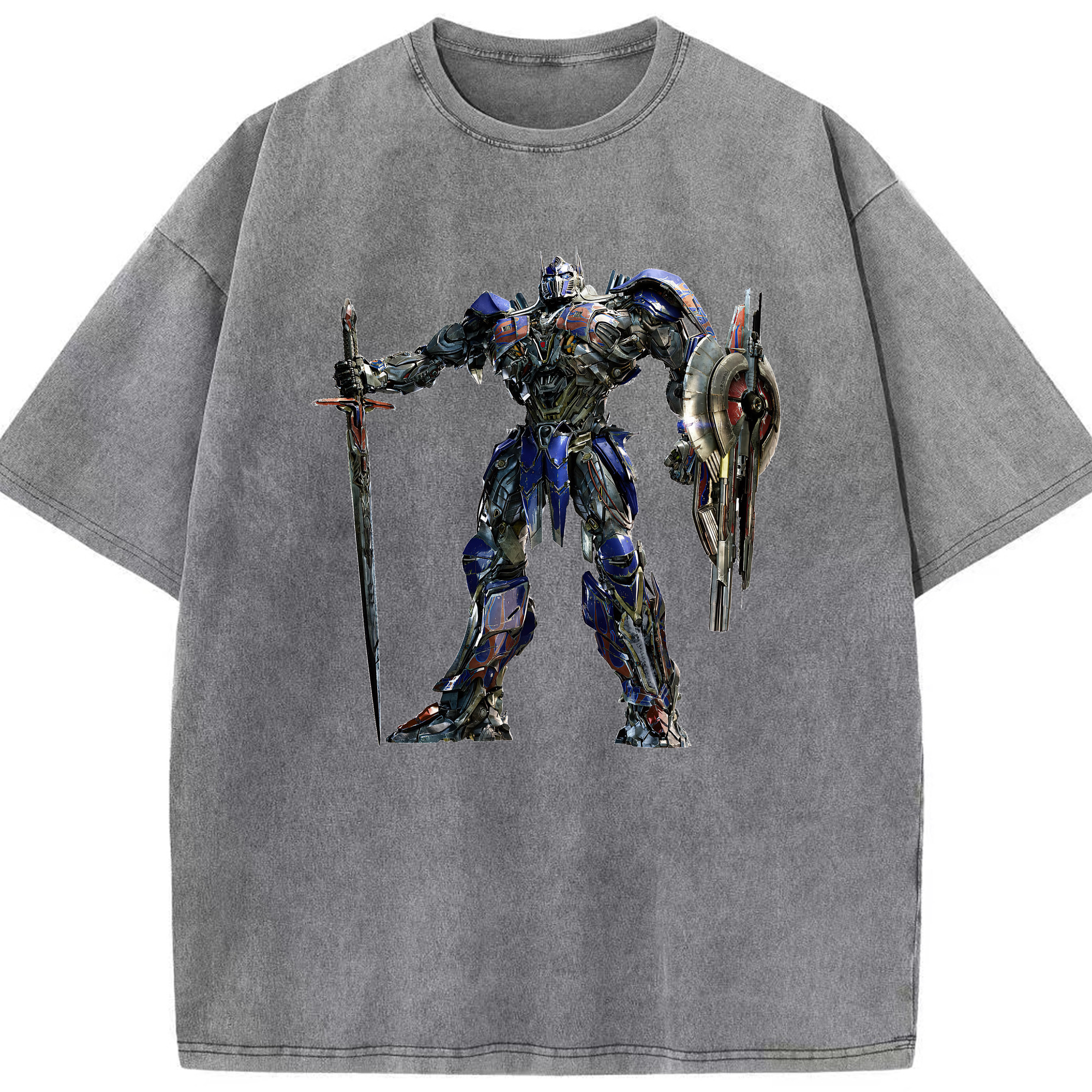 （画像用） Transformers トランスフォーマー 綿100% ヴィンテージ風 半袖Tシャツ（フロントプリント）