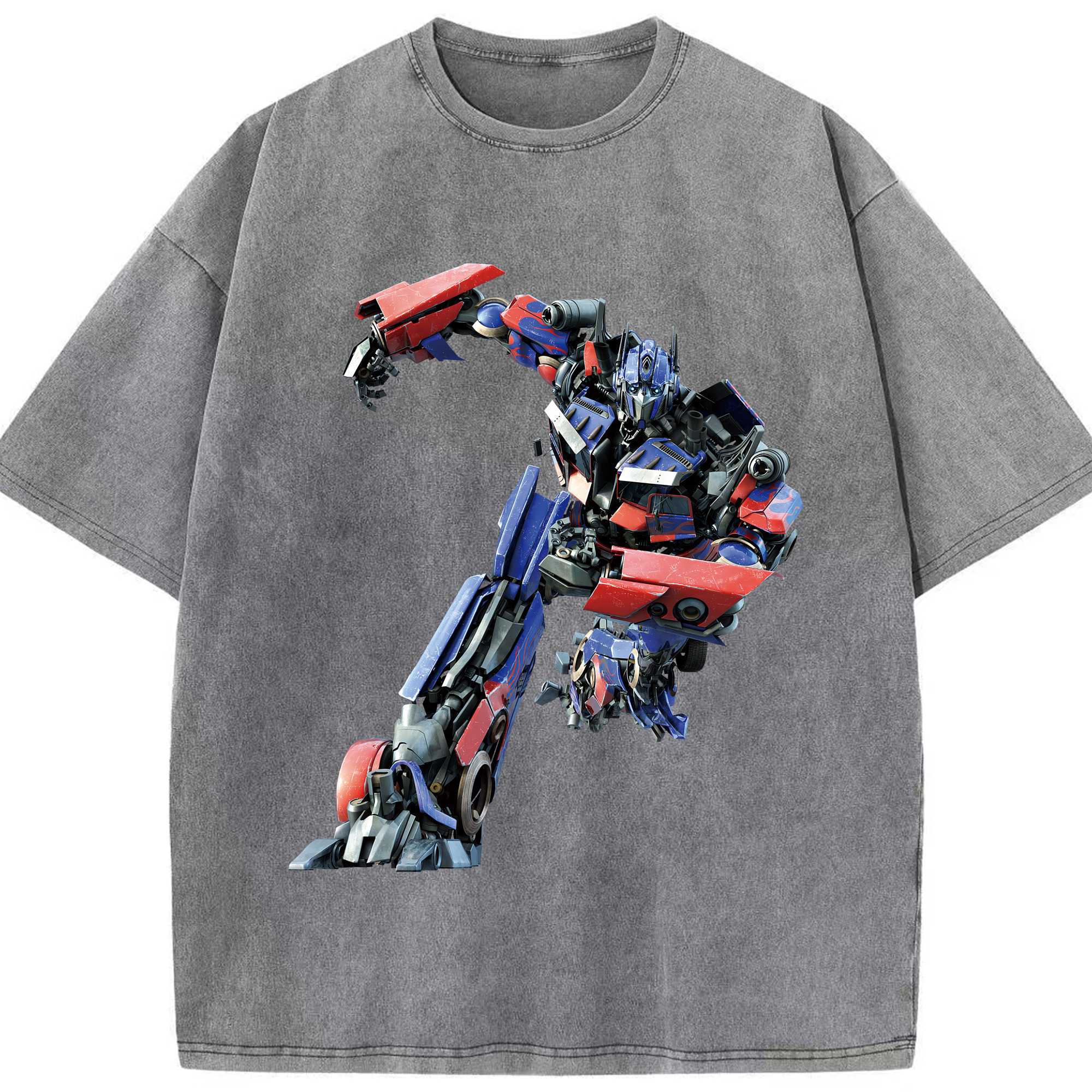（画像用） Transformers トランスフォーマー 綿100% ヴィンテージ風 半袖Tシャツ（フロントプリント）