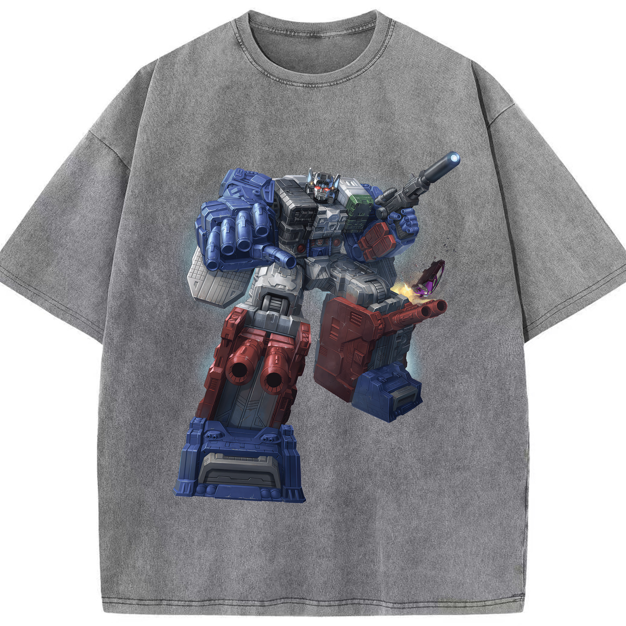 （画像用） Transformers トランスフォーマー 綿100% ヴィンテージ風 半袖Tシャツ（フロントプリント）