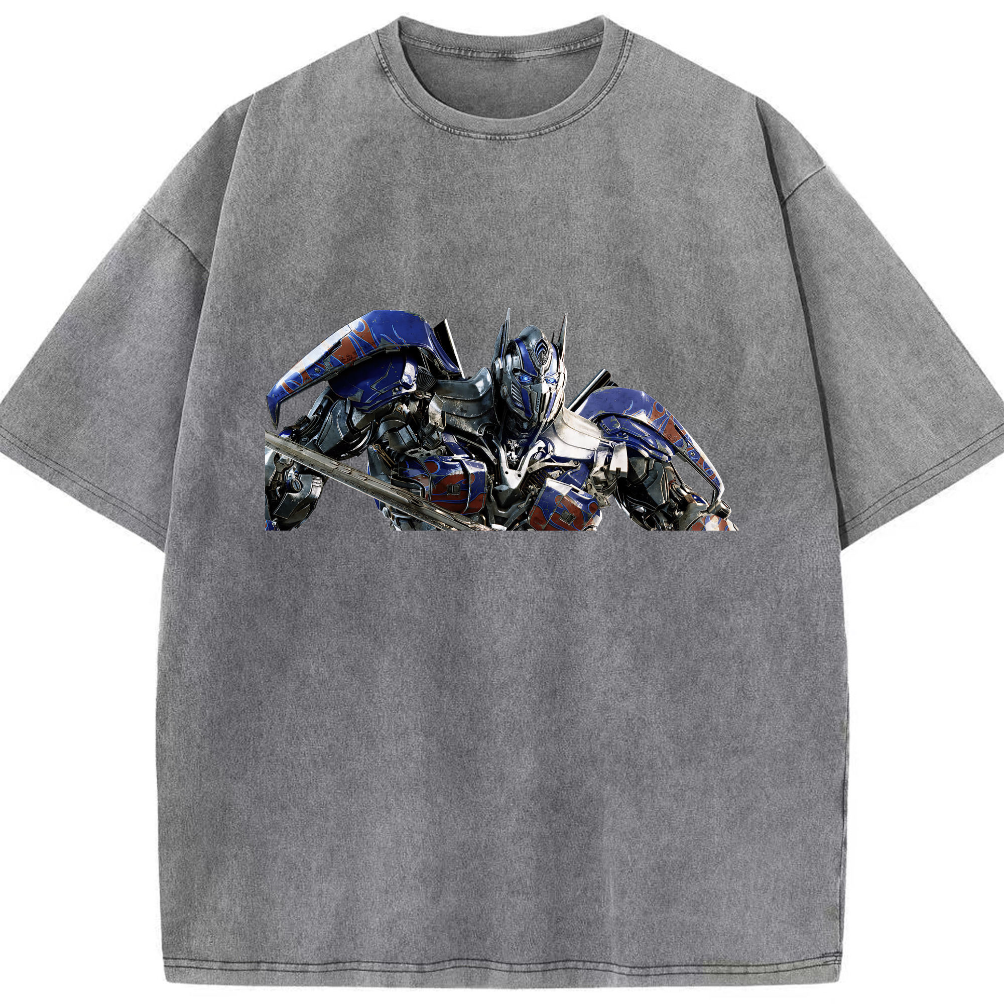 （画像用） Transformers トランスフォーマー 綿100% ヴィンテージ風 半袖Tシャツ（フロントプリント）