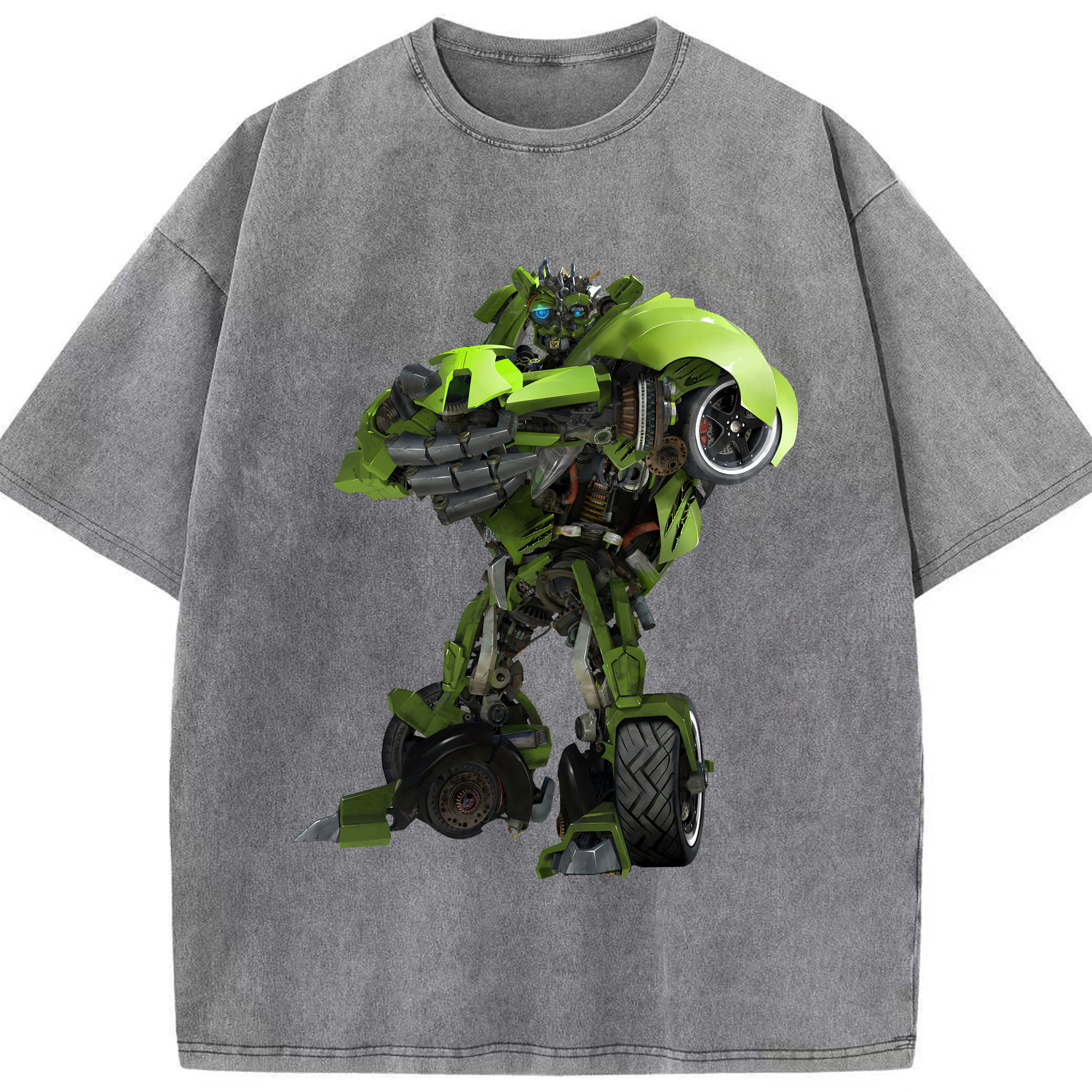 （画像用） Transformers トランスフォーマー 綿100% ヴィンテージ風 半袖Tシャツ（フロントプリント）