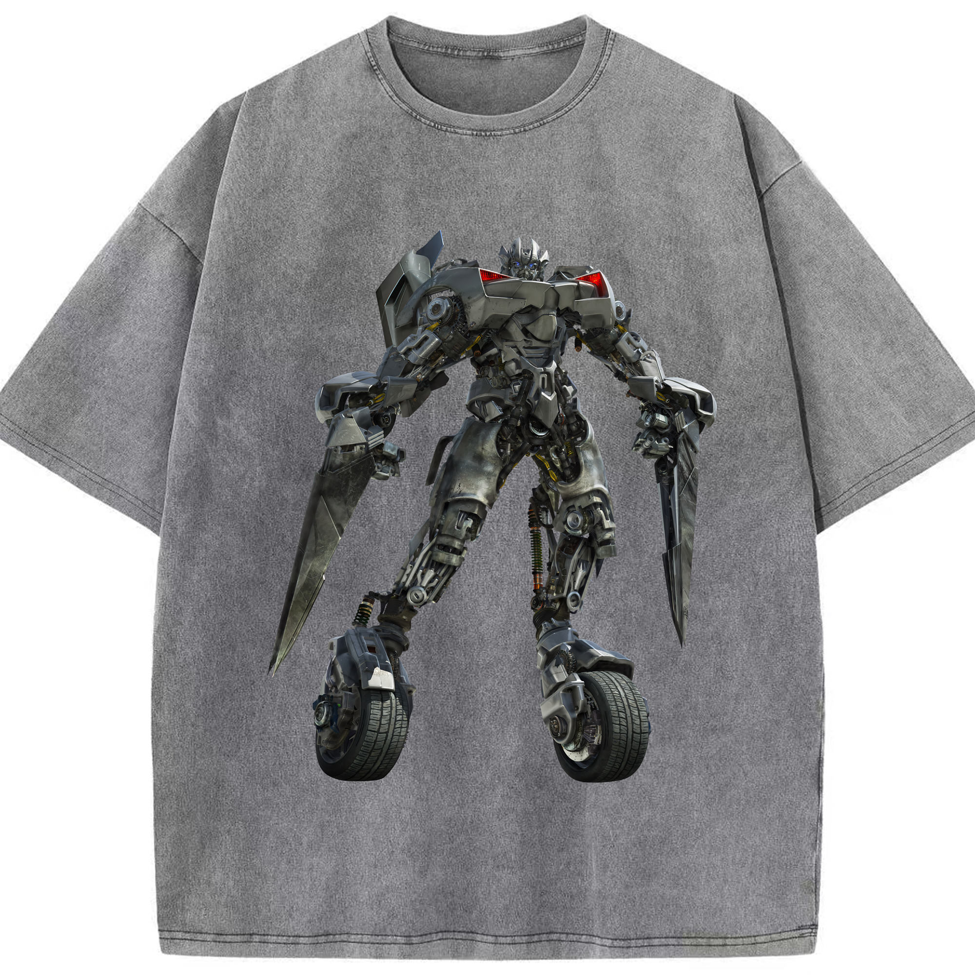 （画像用） Transformers トランスフォーマー 綿100% ヴィンテージ風 半袖Tシャツ（フロントプリント）