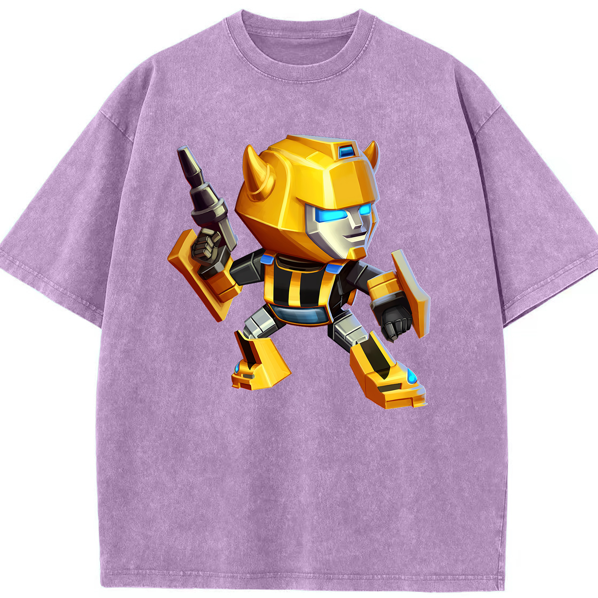 （画像用） Transformers トランスフォーマー 綿100% ヴィンテージ風 半袖Tシャツ（フロントプリント）