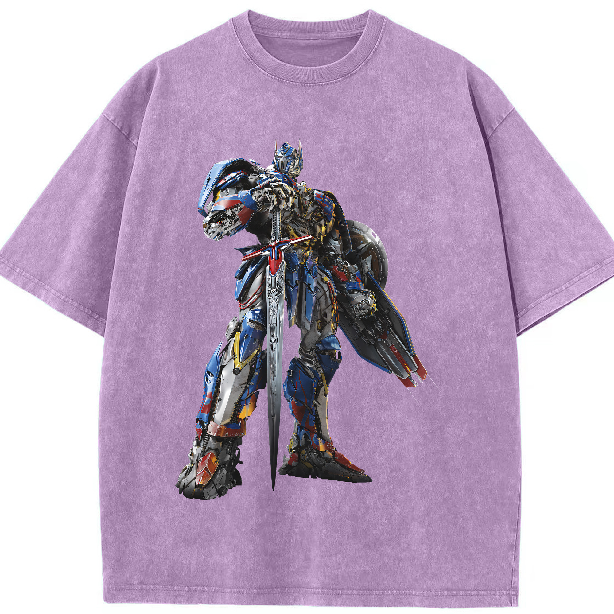 （画像用） Transformers トランスフォーマー 綿100% ヴィンテージ風 半袖Tシャツ（フロントプリント）