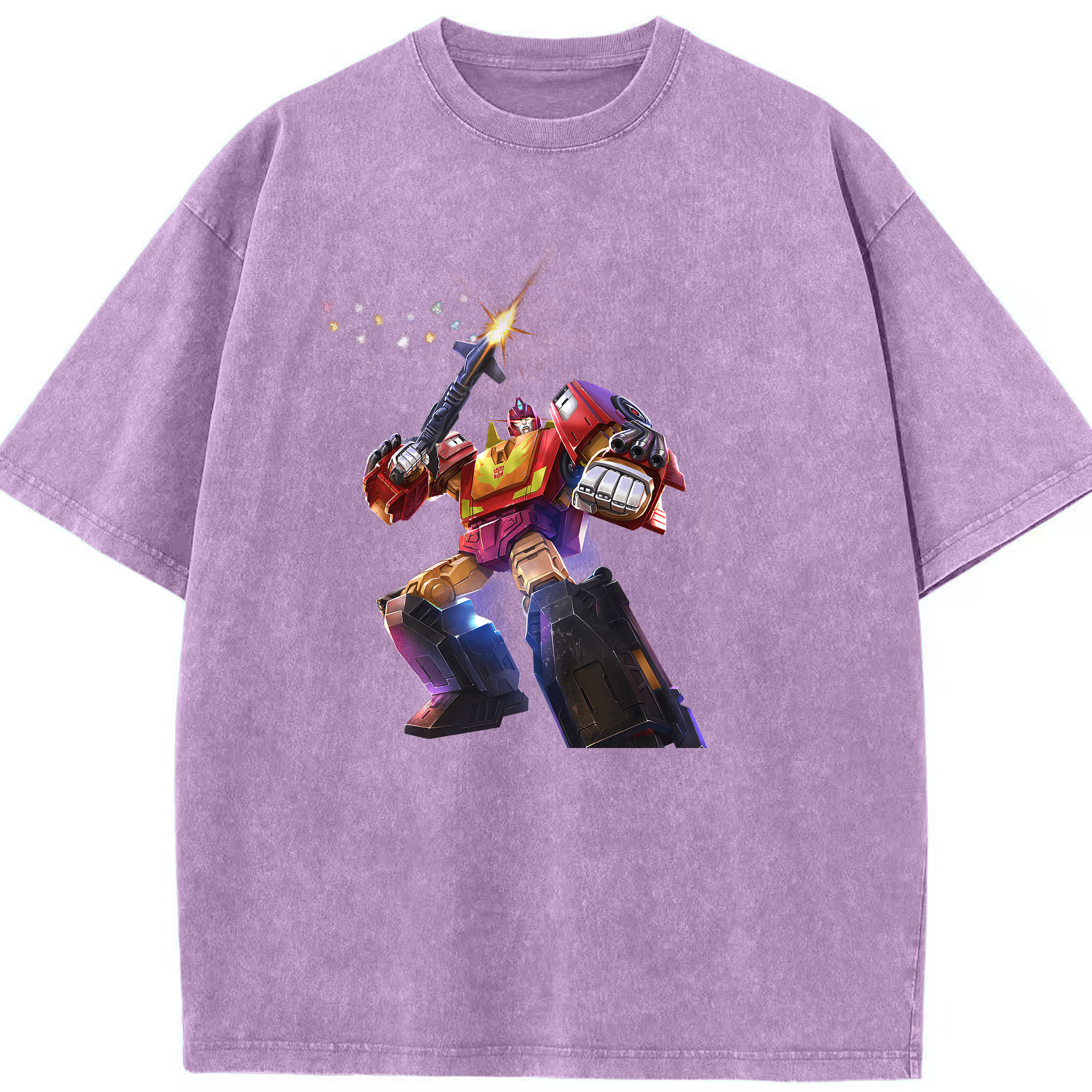 （画像用） Transformers トランスフォーマー 綿100% ヴィンテージ風 半袖Tシャツ（フロントプリント）