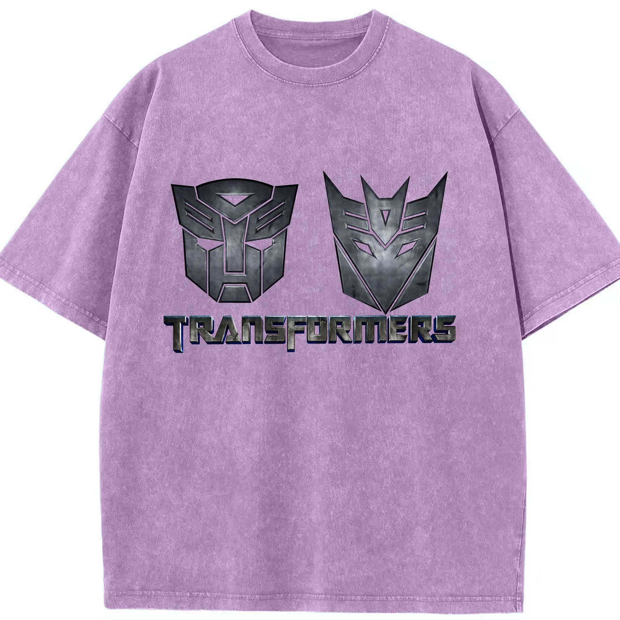 （画像用） Transformers トランスフォーマー 綿100% ヴィンテージ風 半袖Tシャツ（フロントプリント）