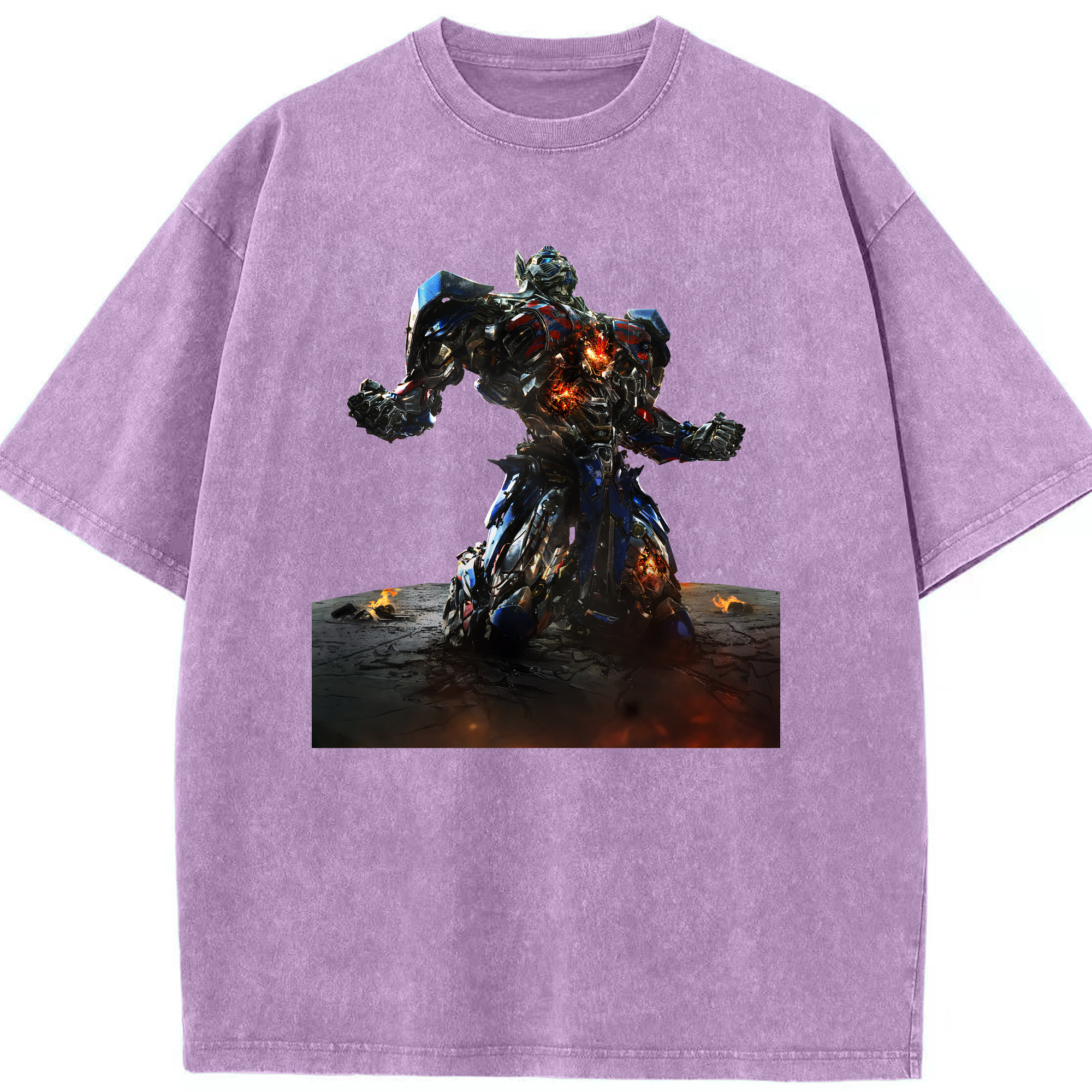 （画像用） Transformers トランスフォーマー 綿100% ヴィンテージ風 半袖Tシャツ（フロントプリント）
