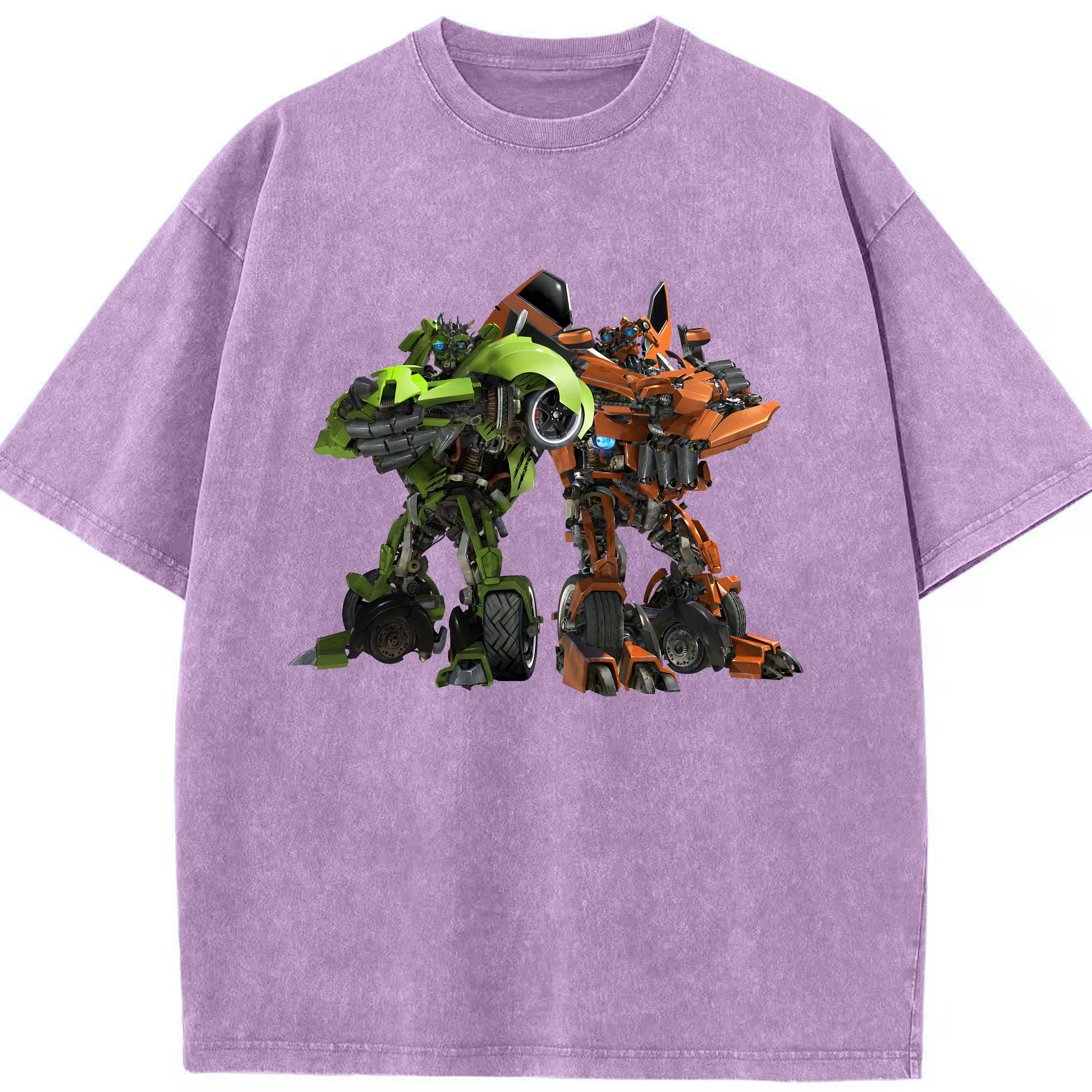 （画像用） Transformers トランスフォーマー 綿100% ヴィンテージ風 半袖Tシャツ（フロントプリント）