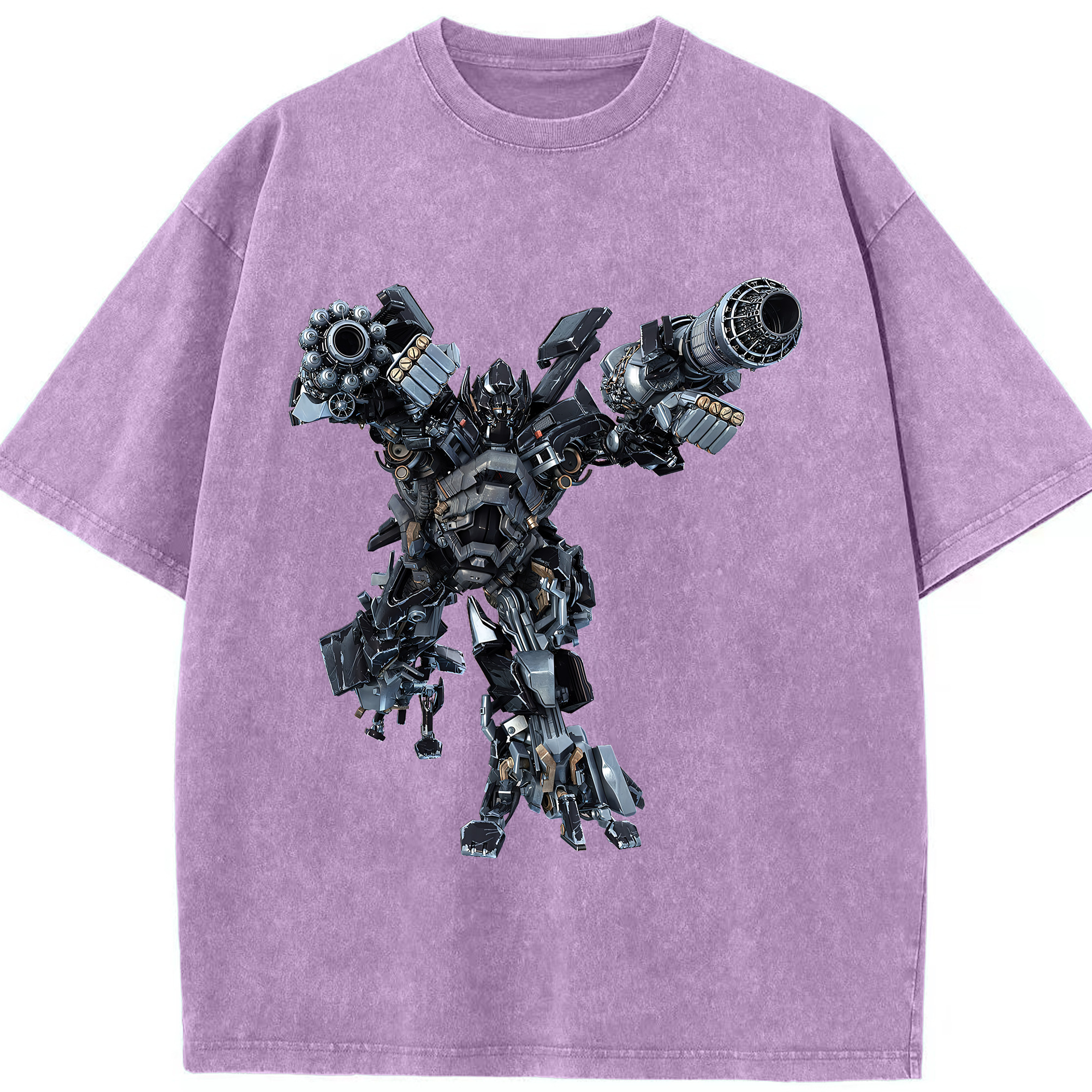 （画像用） Transformers トランスフォーマー 綿100% ヴィンテージ風 半袖Tシャツ（フロントプリント）