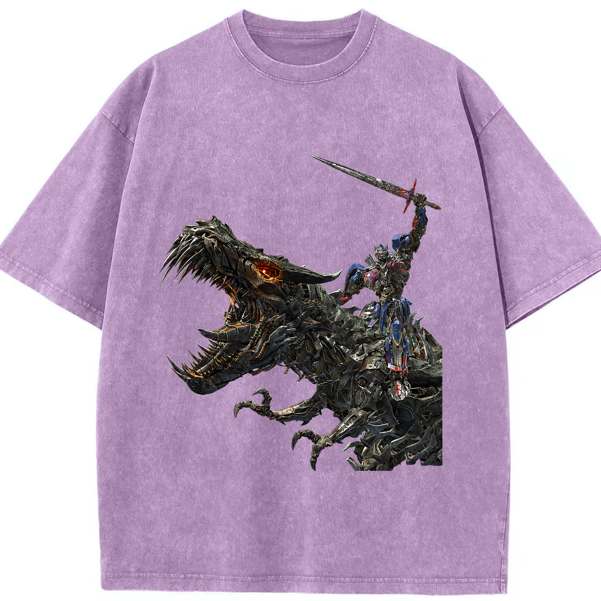 （画像用） Transformers トランスフォーマー 綿100% ヴィンテージ風 半袖Tシャツ（フロントプリント）