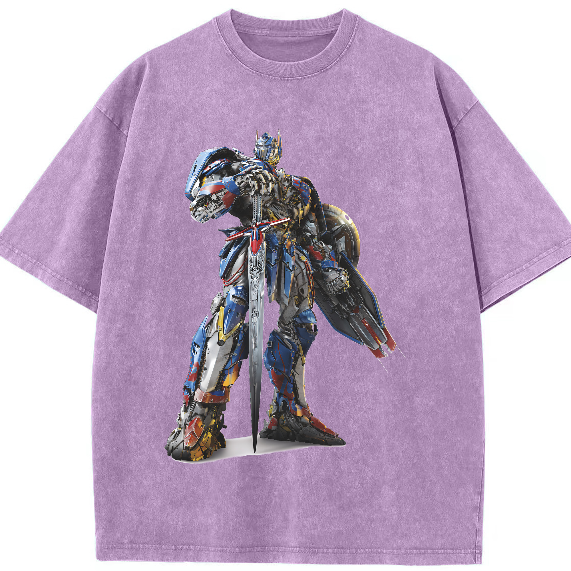 （画像用） Transformers トランスフォーマー 綿100% ヴィンテージ風 半袖Tシャツ（フロントプリント）