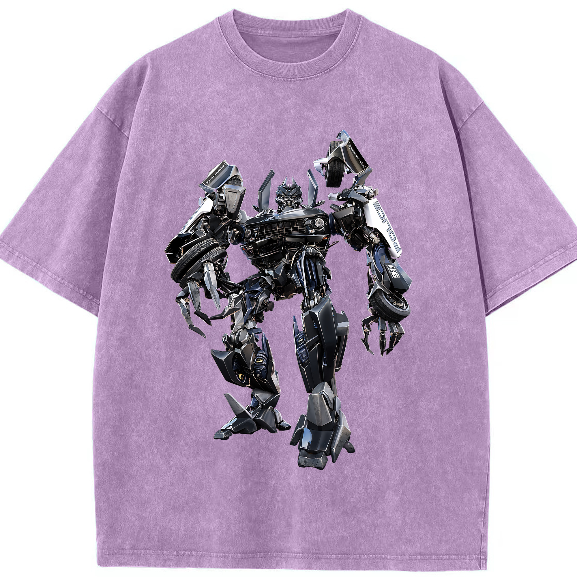 （画像用） Transformers トランスフォーマー 綿100% ヴィンテージ風 半袖Tシャツ（フロントプリント）